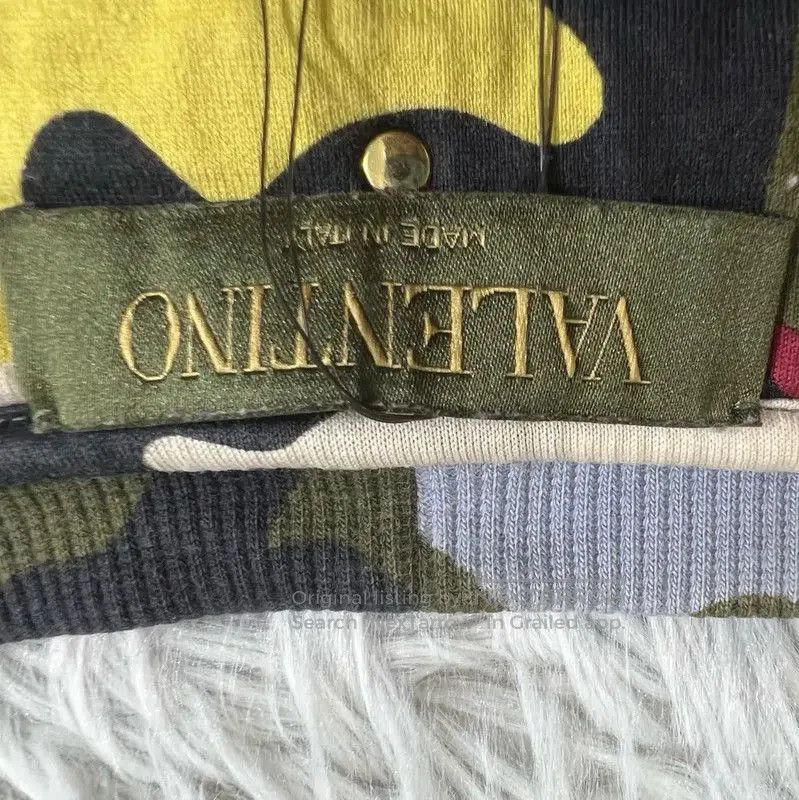 Valentino Valentino Camouflage Long Sleeve T-Shirt . Size US S / EU 44-46 / 1 - 3 Thumbnail