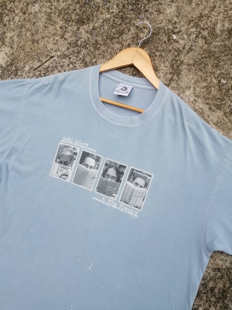 Anvil × Band Tees × Vintage Vintage John Hiatt & The Goners 2003 Tour Tee Size US L / EU 52-54 / 3 - 14 Thumbnail