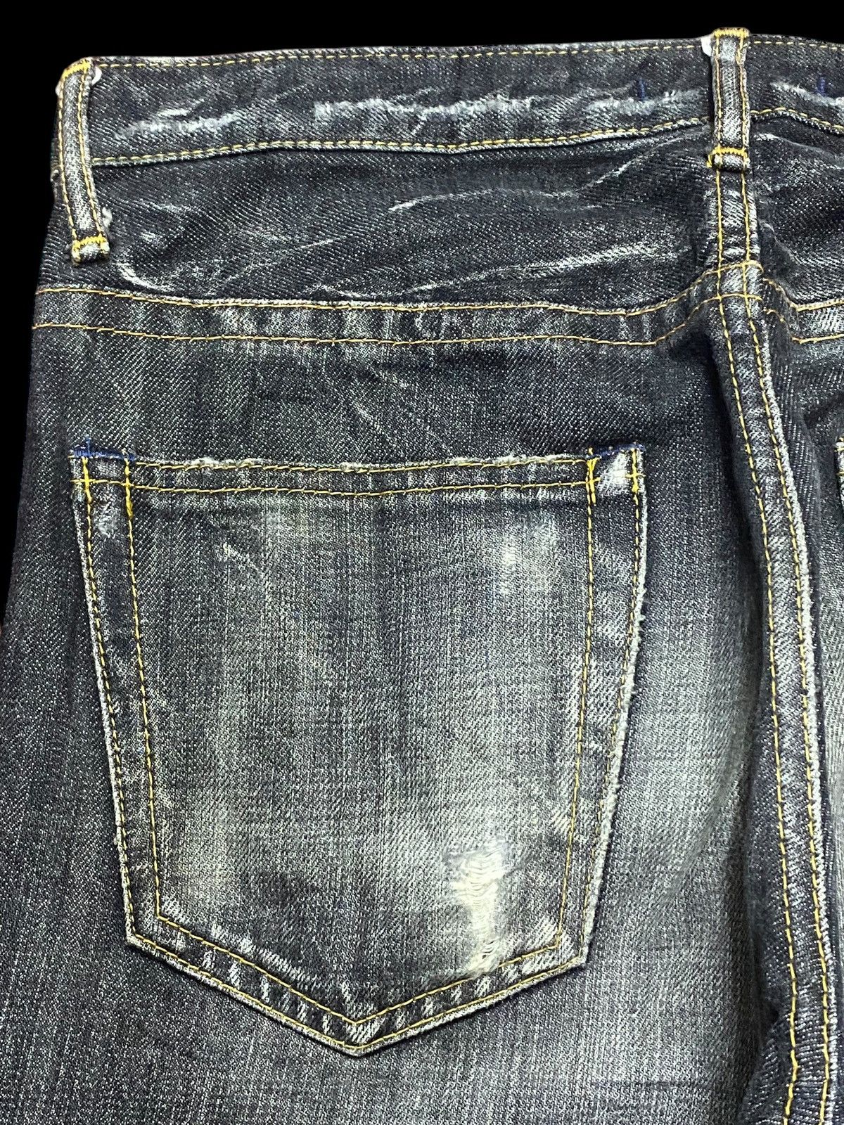 If Six Was Nine Vintage Blueway Denim Tears Thunder Jeans Size US 31 - 15 Thumbnail