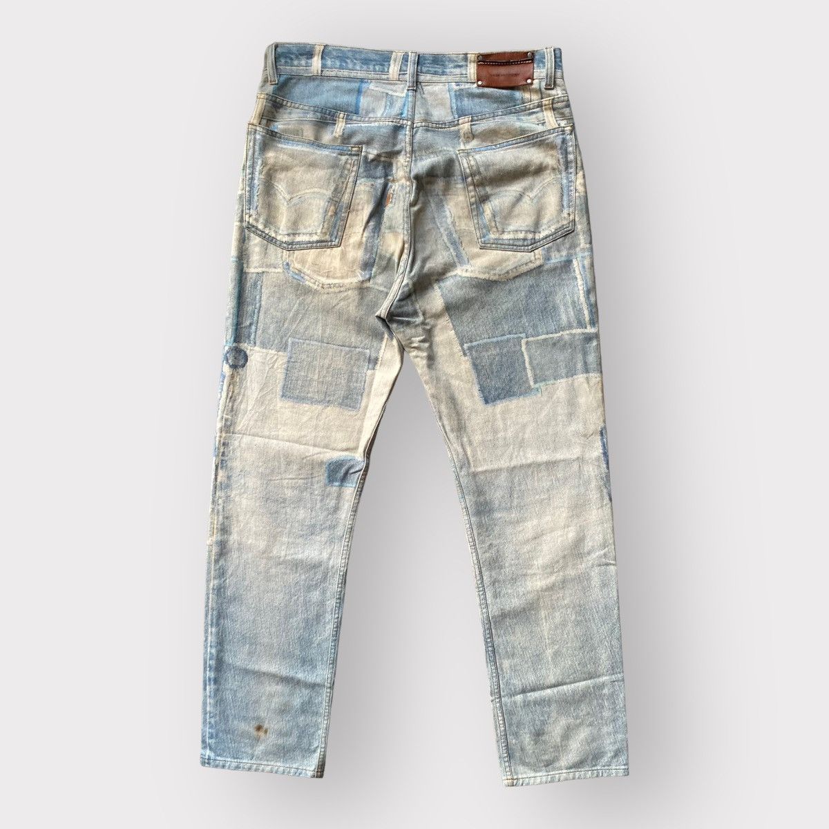 Dries Van Noten SS17 trompe l'oeil Patchwork Jeans Size US 32 / EU 48 - 8 Thumbnail