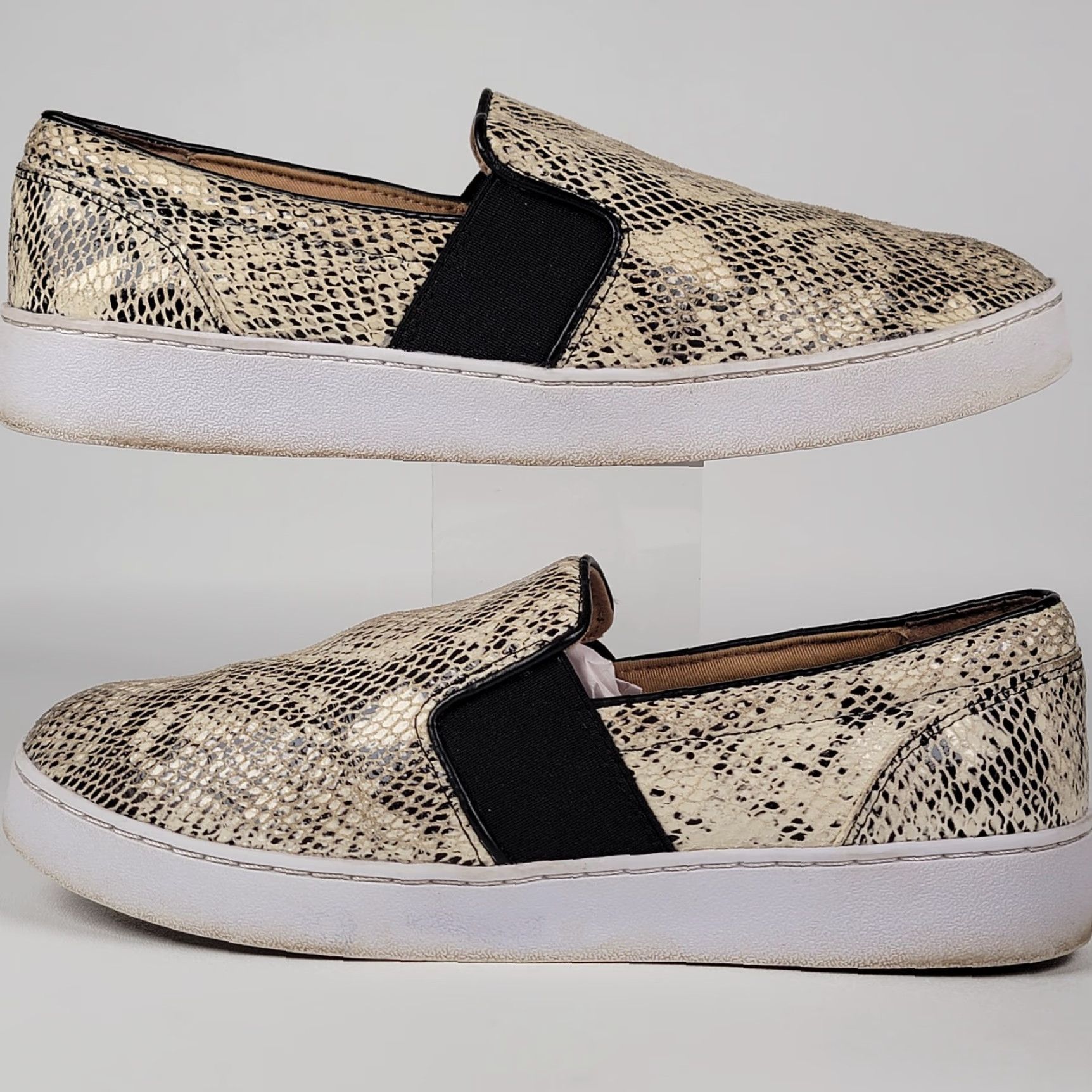 Vionic Vionic Demetra Women’s 8.5 Slip On Sneakers Snake Print Leather Comfort Casual Shoes Multicolor Animal Print Walking Shoes Womens Size US 9 / IT 39 - 5 Thumbnail