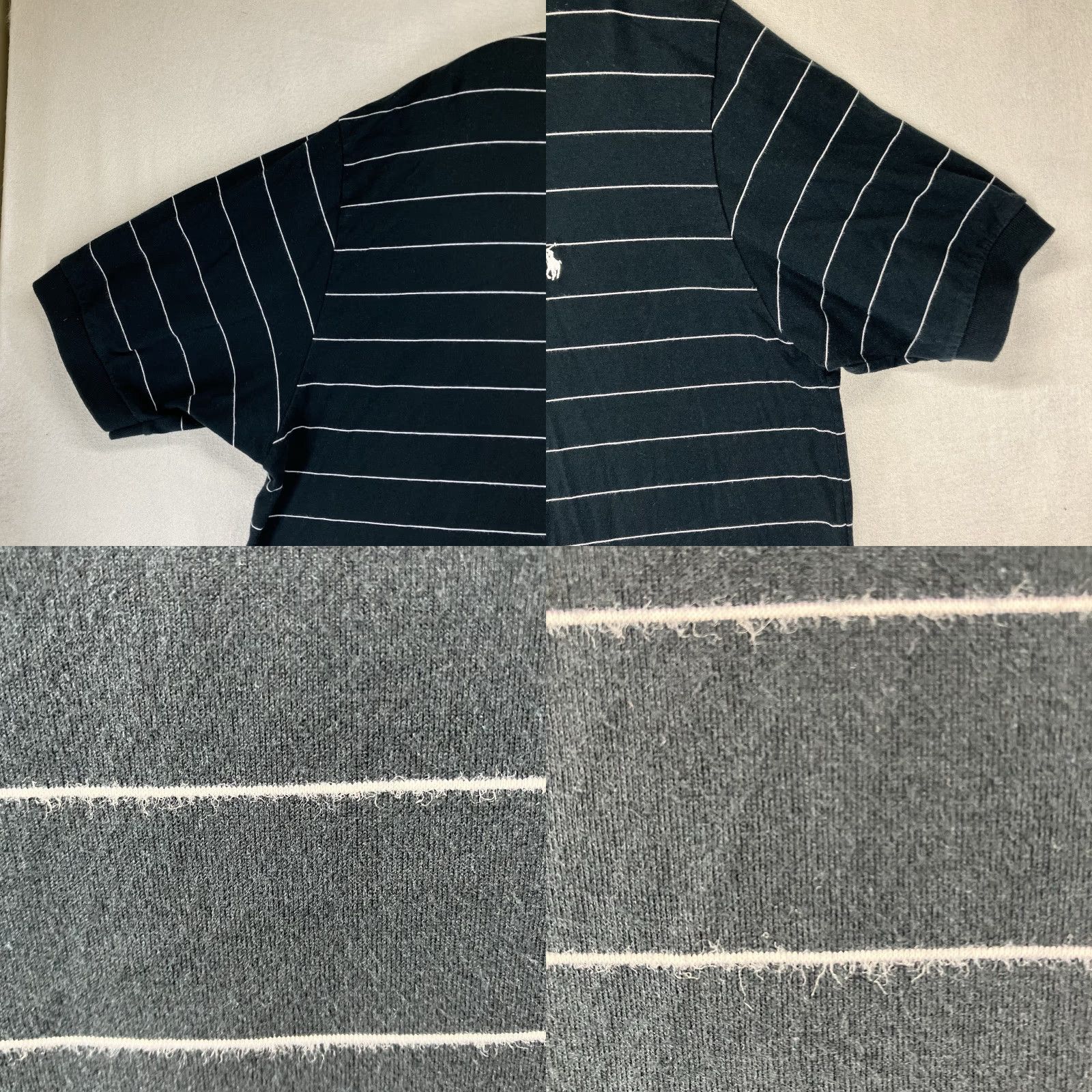 Ralph Lauren Ralph Lauren Polo Shirt Mens Large Soft Pima Black White Pony Casual Vintage 90s Shirt Polo Mens Large Black White Polo Ralph Lauren 90s Vintage Size US L / EU 52-54 / 3 - 8 Thumbnail