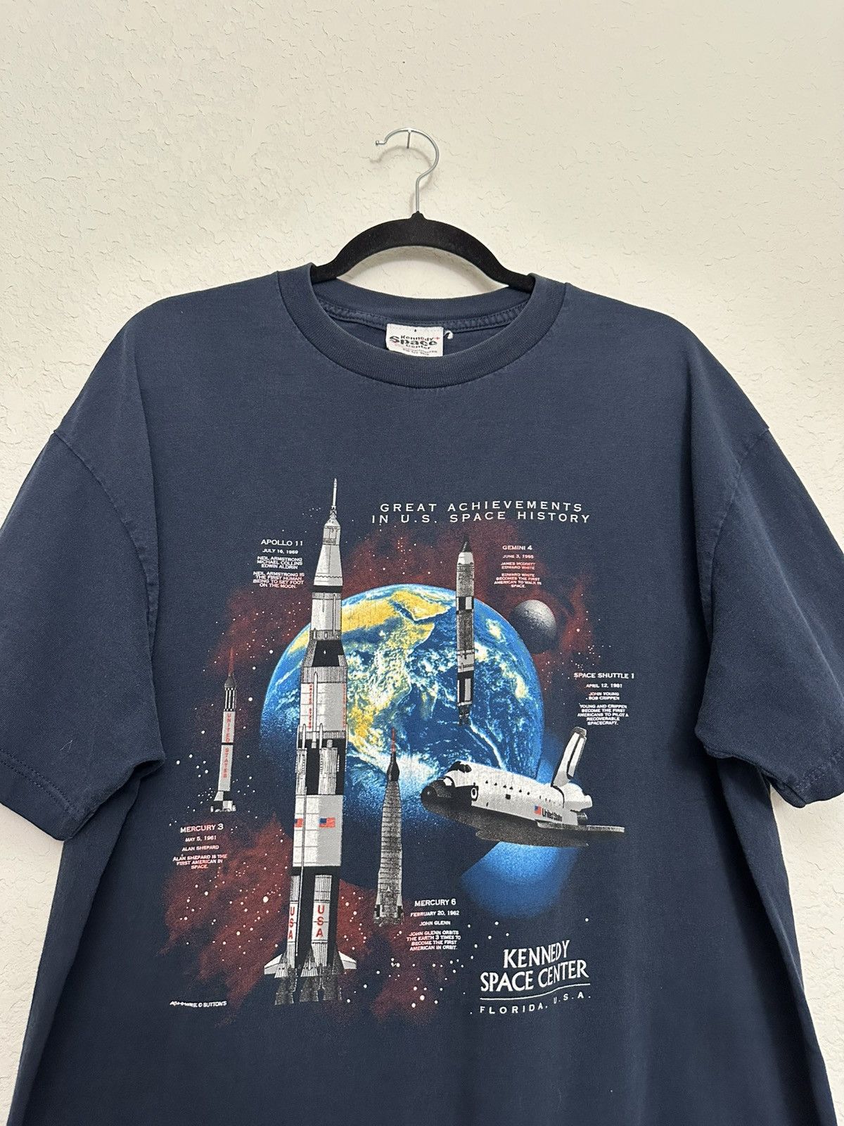 Vintage Vintage Y2K Kennedy Space Center Florida Great Achievement Size US XL / EU 56 / 4 - 4 Thumbnail