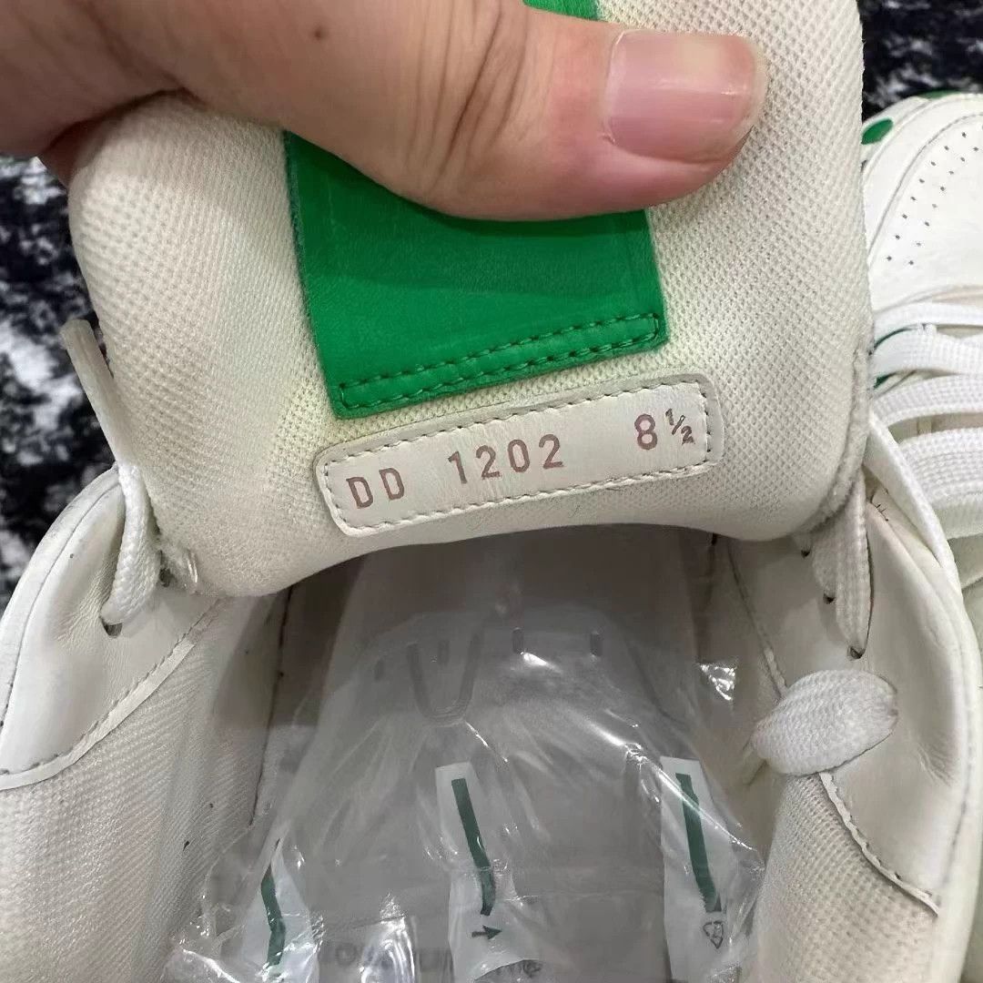 Louis Vuitton LV Trainer X Yayoi Kusama White Green 42.5/8.5 Size US 8.5 / EU 41-42 - 6 Thumbnail