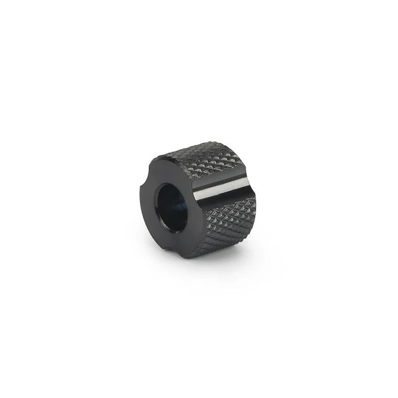 Handmade Black Titanium Knife Beads Paracord Bead Zipper Umbrella Size ONE SIZE - 6 Thumbnail