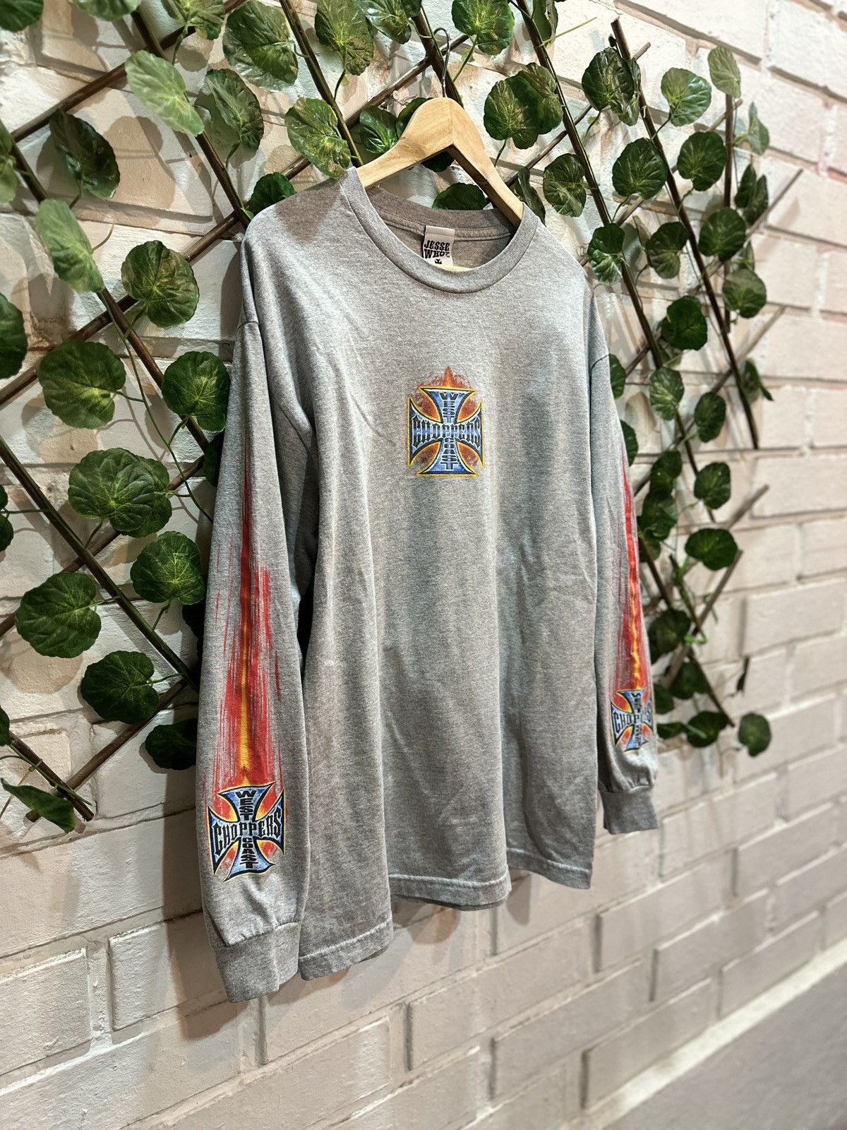 Vintage West Coast Chopper long Sleeve 200s Size US L / EU 52-54 / 3 - 3 Thumbnail