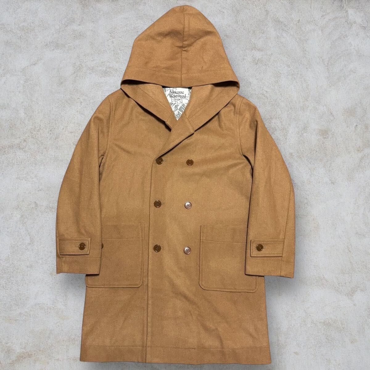 Vivienne Westwood Vivienne Westwood Hooded Coat in Camel Size US L / EU 52-54 / 3 - 1 Thumbnail