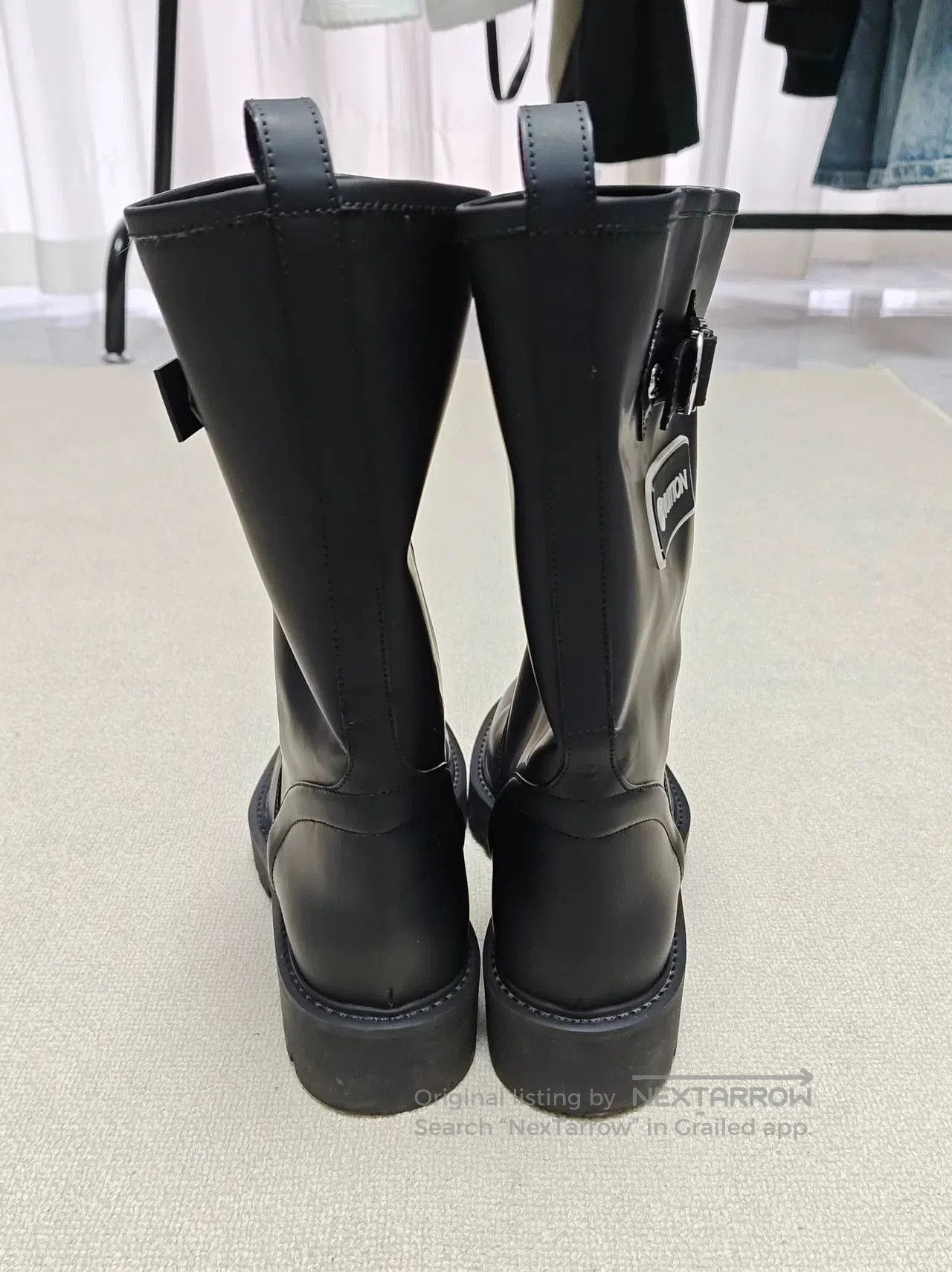 Louis Vuitton Louis Vuitton Black Suede Ankle Boots. Size US 7 / IT 37 - 2 Thumbnail