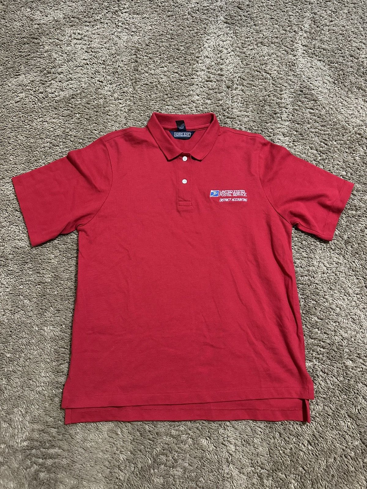 Anti Social Social Club Vintage Women’s USPS Mailman polo shirt 00s size large Size L / US 10 / IT 46 - 1 Thumbnail
