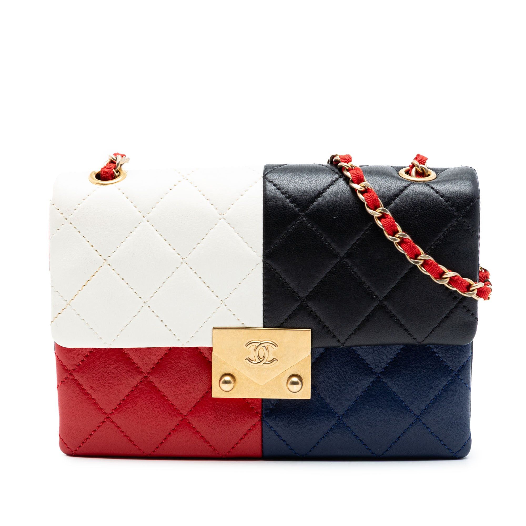 Chanel Quilted Lambskin Colorblock Pagoda Flap Size ONE SIZE - 1 Thumbnail
