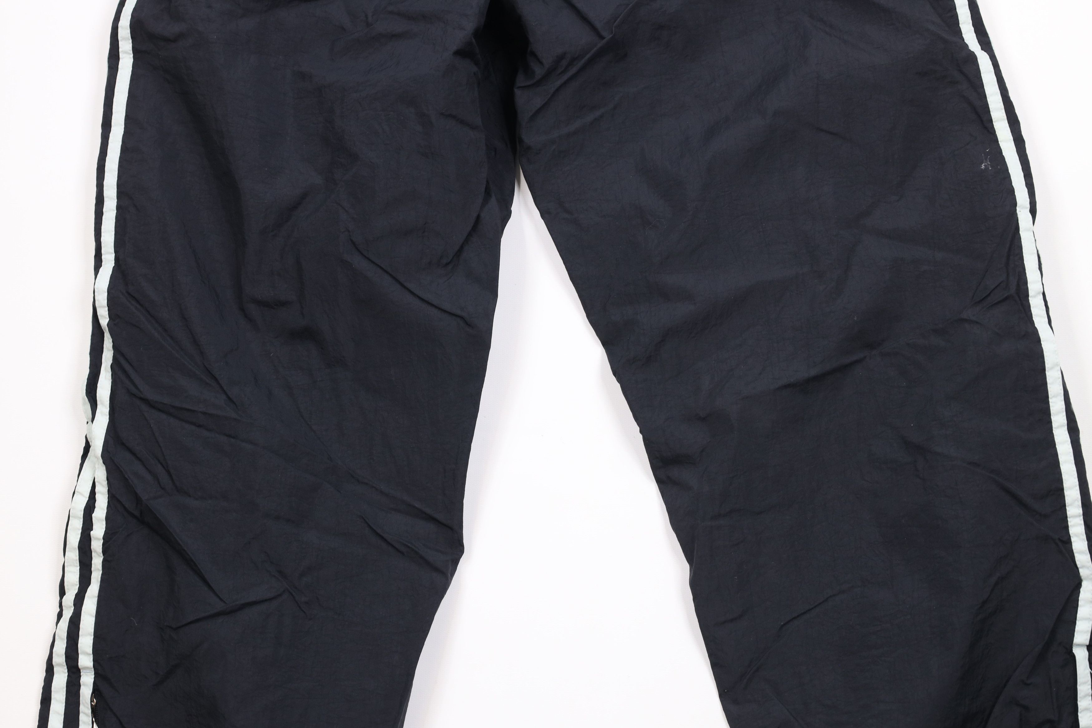 Adidas × Vintage Vintage 90s Adidas Striped Lined Windbreaker Joggers Pants Size 28" / US 6 / IT 42 - 14 Thumbnail