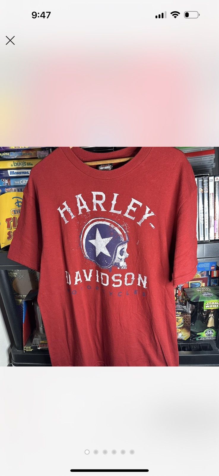 Harley Davidson Vintage Y2K Harley Davidson Skull graphic Biker T-shirt Size US L / EU 52-54 / 3 - 1 Thumbnail