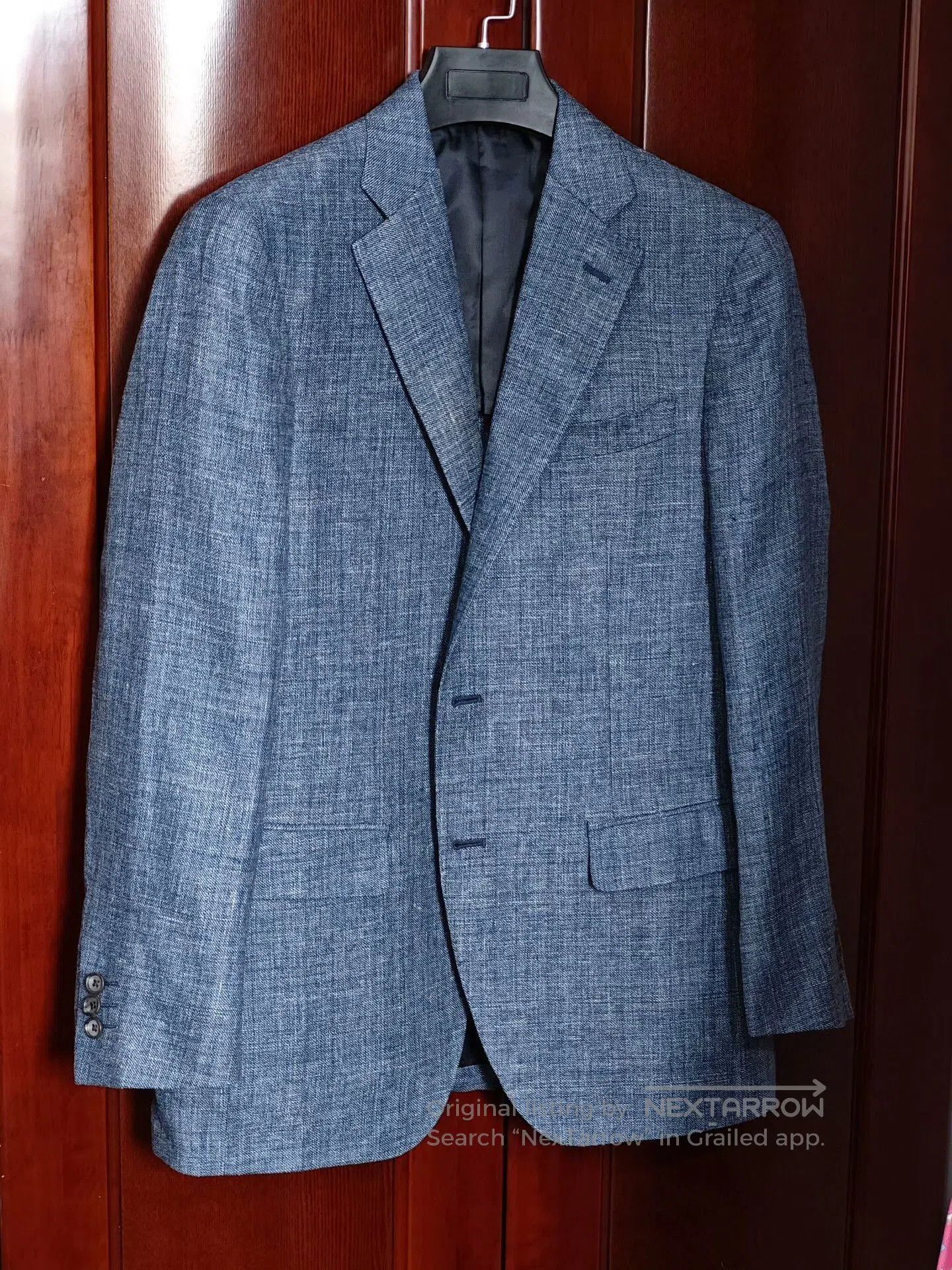 Japanese Brand Italian Recycled Wool Linen Suit. Size US S / EU 44-46 / 1 - 1 Thumbnail