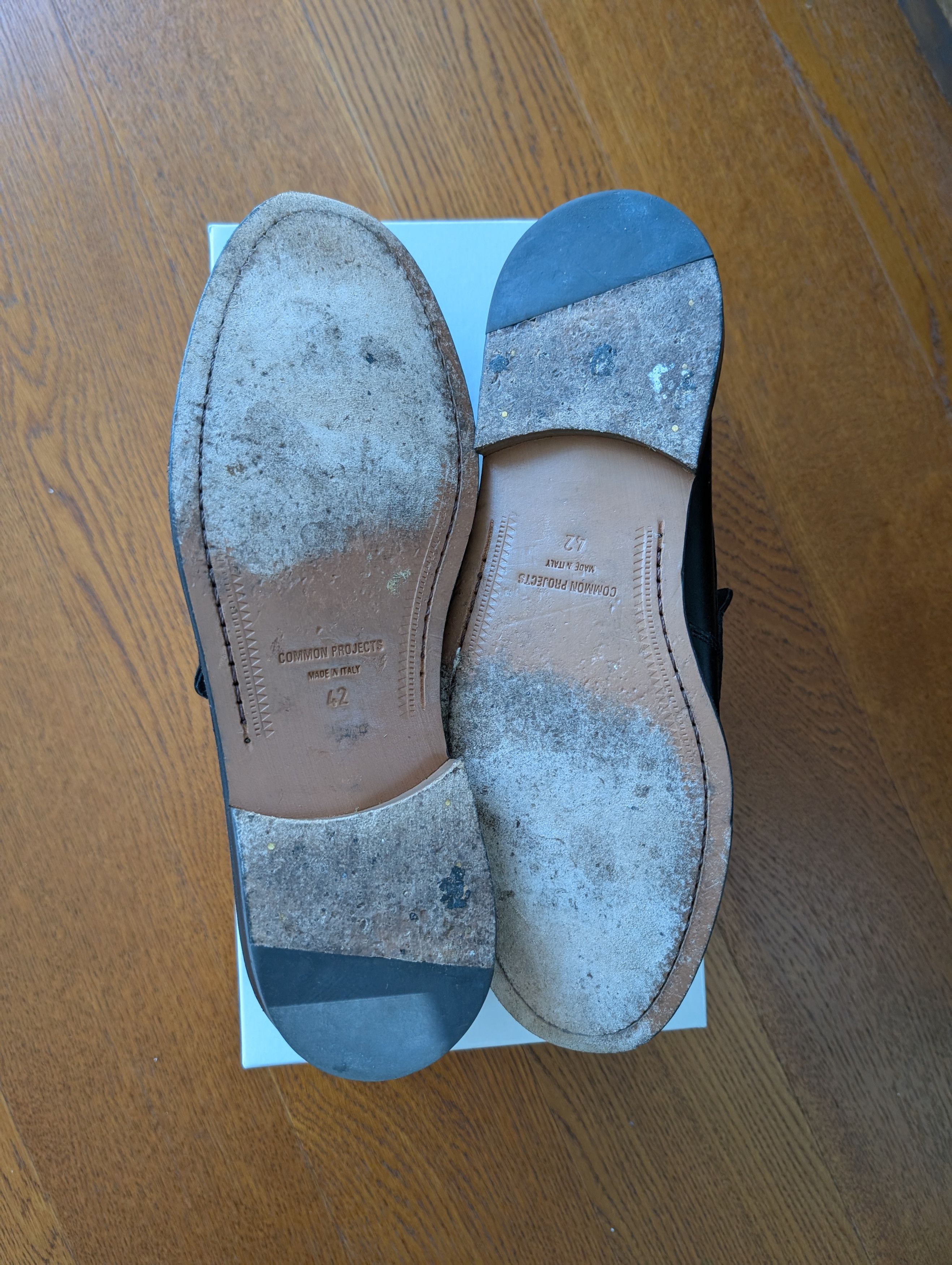 Common Projects Common Projects Black Leather Penny Loafers Size 42 9US Size US 9 / EU 42 - 6 Thumbnail