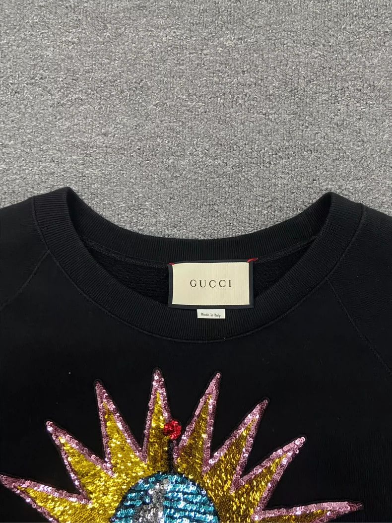 Gucci Gucci Heavy industry sequin pattern embroidery round-neck l Size US S / EU 44-46 / 1 - 5 Thumbnail