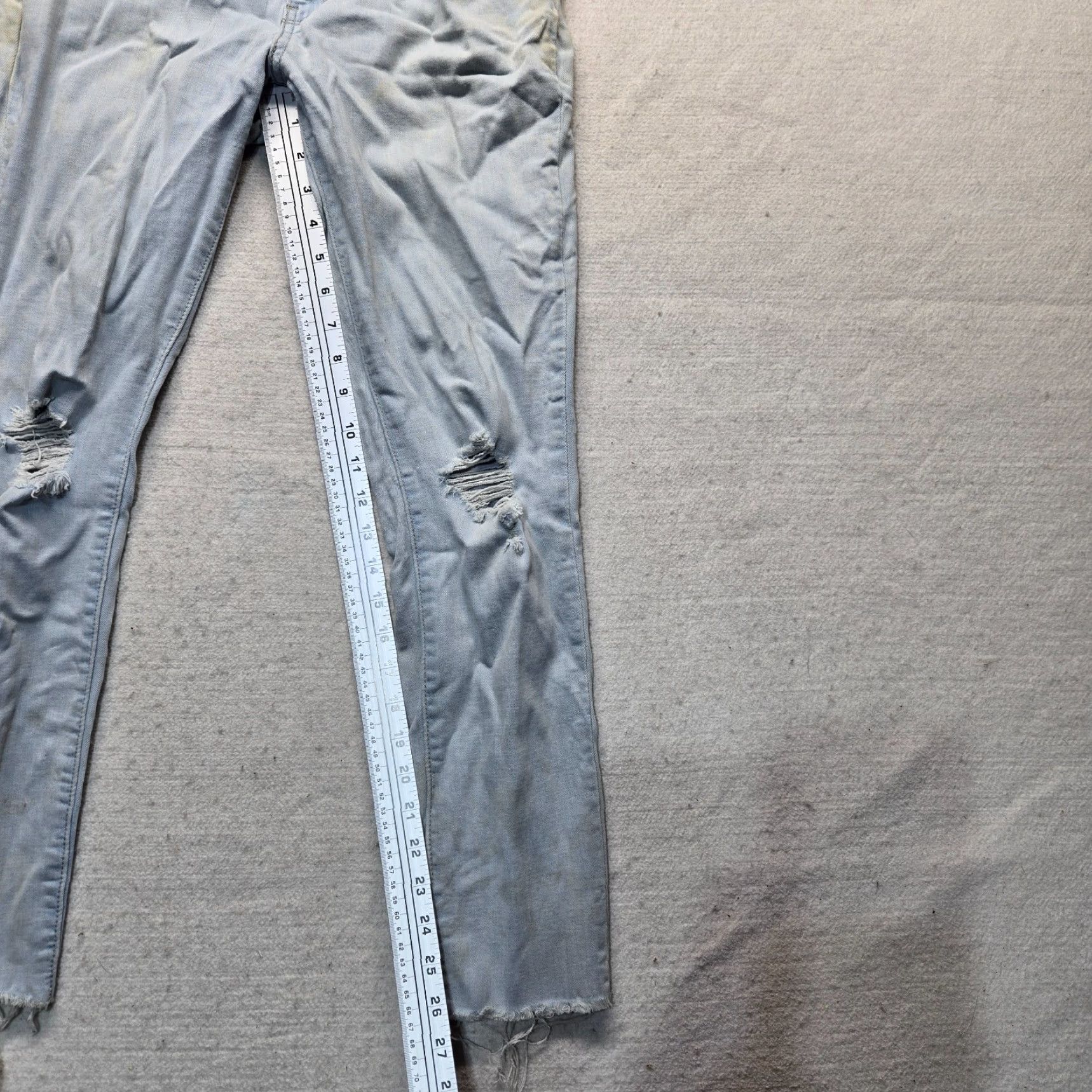 Levi's Levi's 711 Skinny Jeans Women Size 32 Light Wash Denim Cotton Blend Modern 2010s Size 24" / US 00 / IT 34 - 7 Thumbnail
