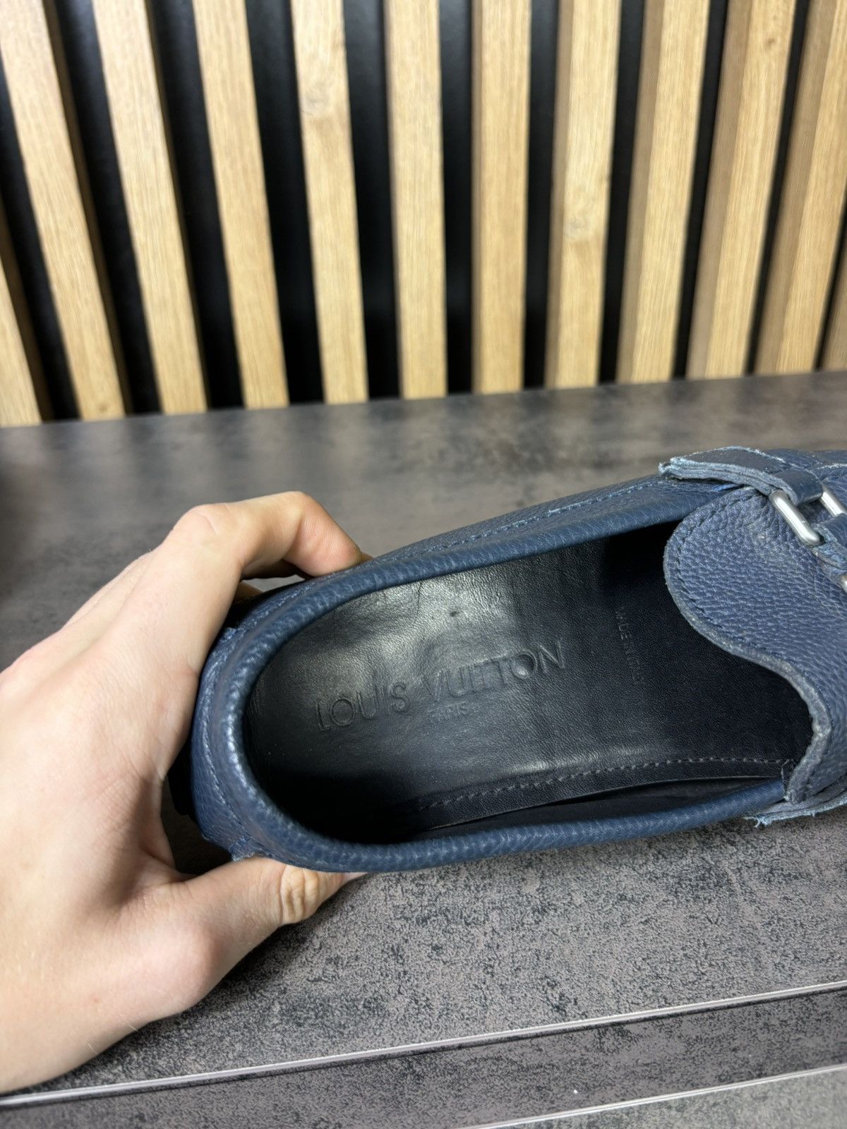 Louis Vuitton Monte Carlo Louis Vuitton Flats Moccas Leather Luxury Size US 10 / EU 43 - 10 Thumbnail