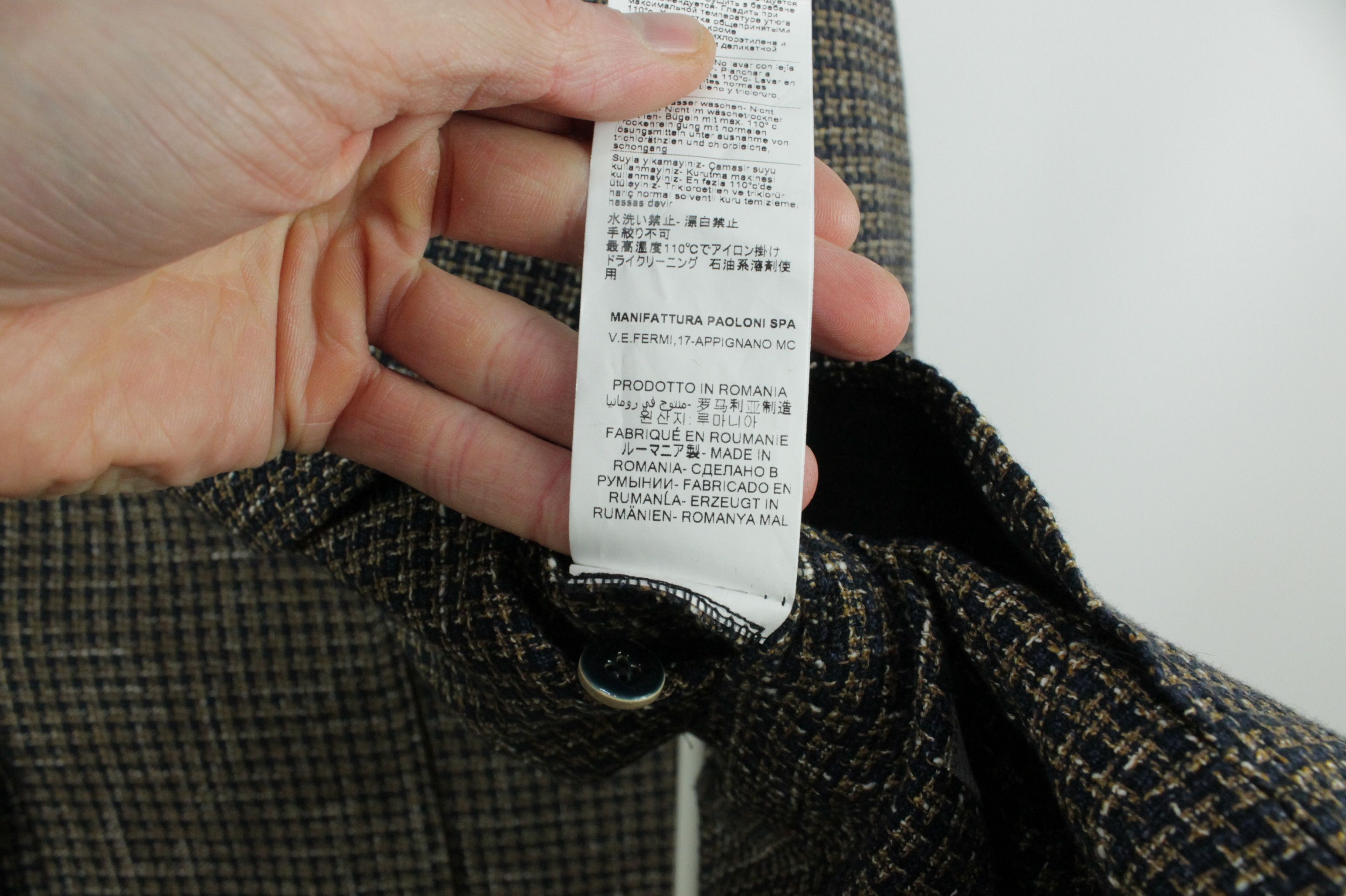 Paoloni Paoloni Knit Cotton Linen Sport Coat Blazer Jacket Men's Size US M / EU 48-50 / 2 - 12 Thumbnail