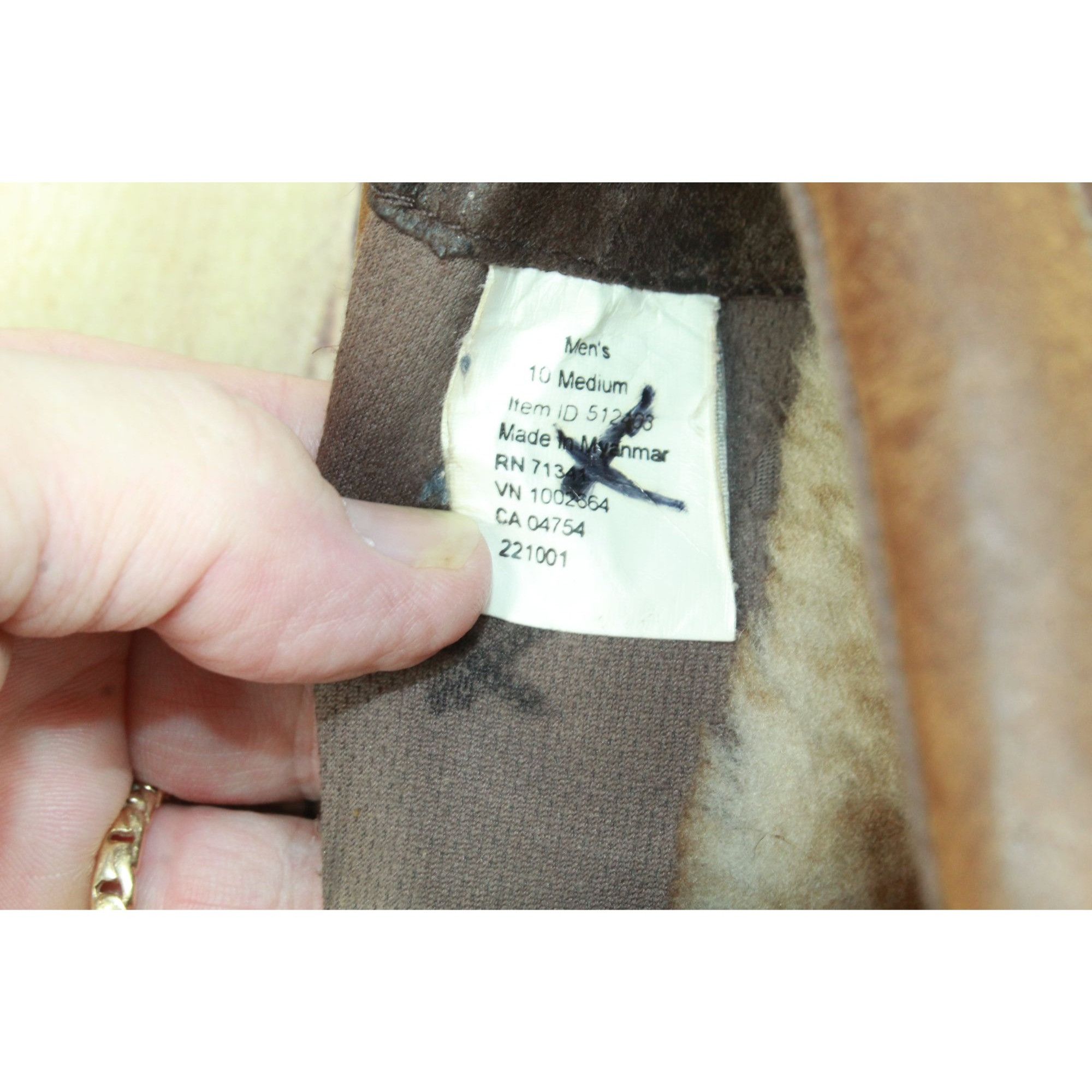 L.L. Bean LL Bean Dark Brown Shearling Lined Slipper Mocs Size 10 M Size US 10 / EU 43 - 9 Thumbnail