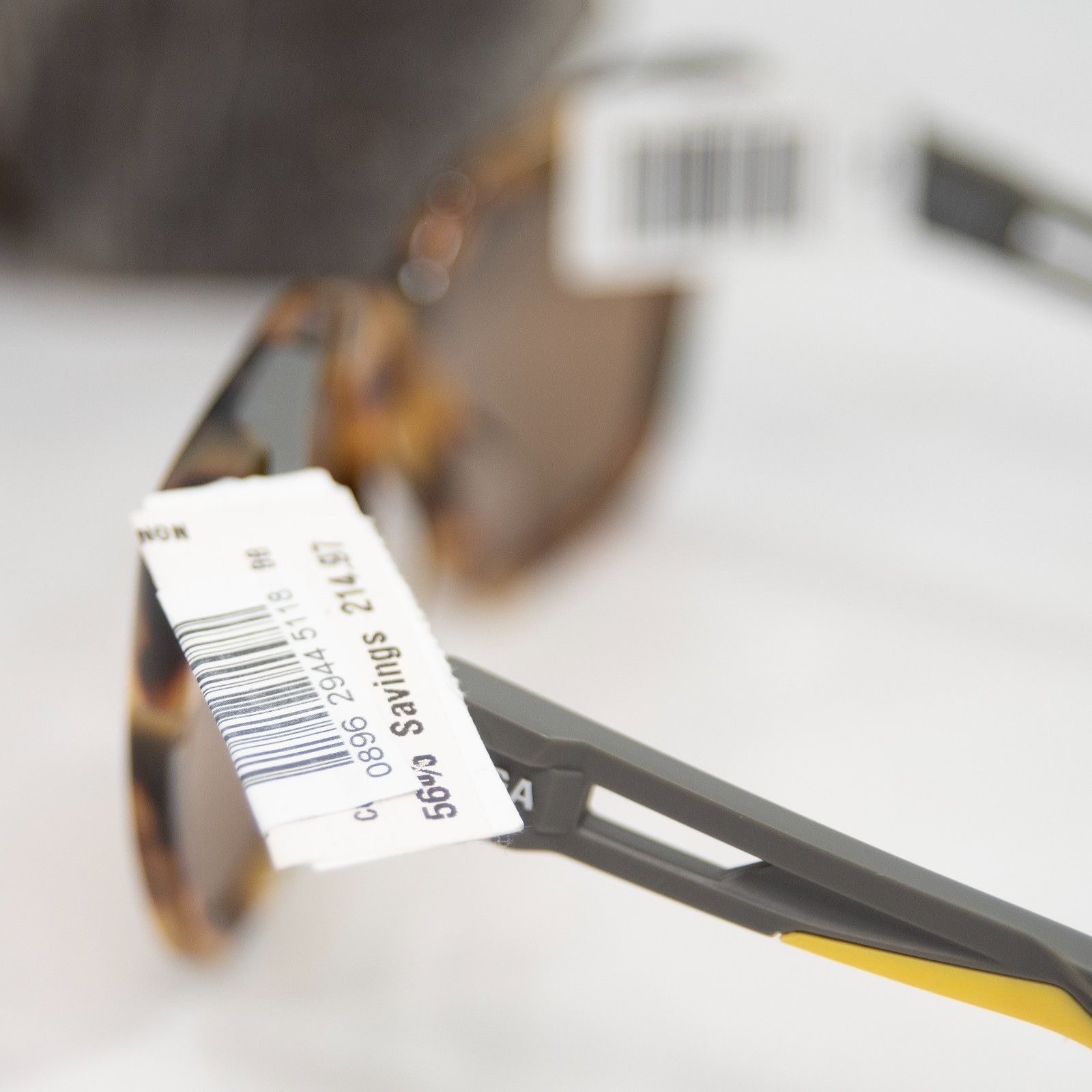 Balenciaga Balenciaga BB00255SA Havana Brown Tortoise Logo Acrylic Sung Size ONE SIZE - 4 Thumbnail