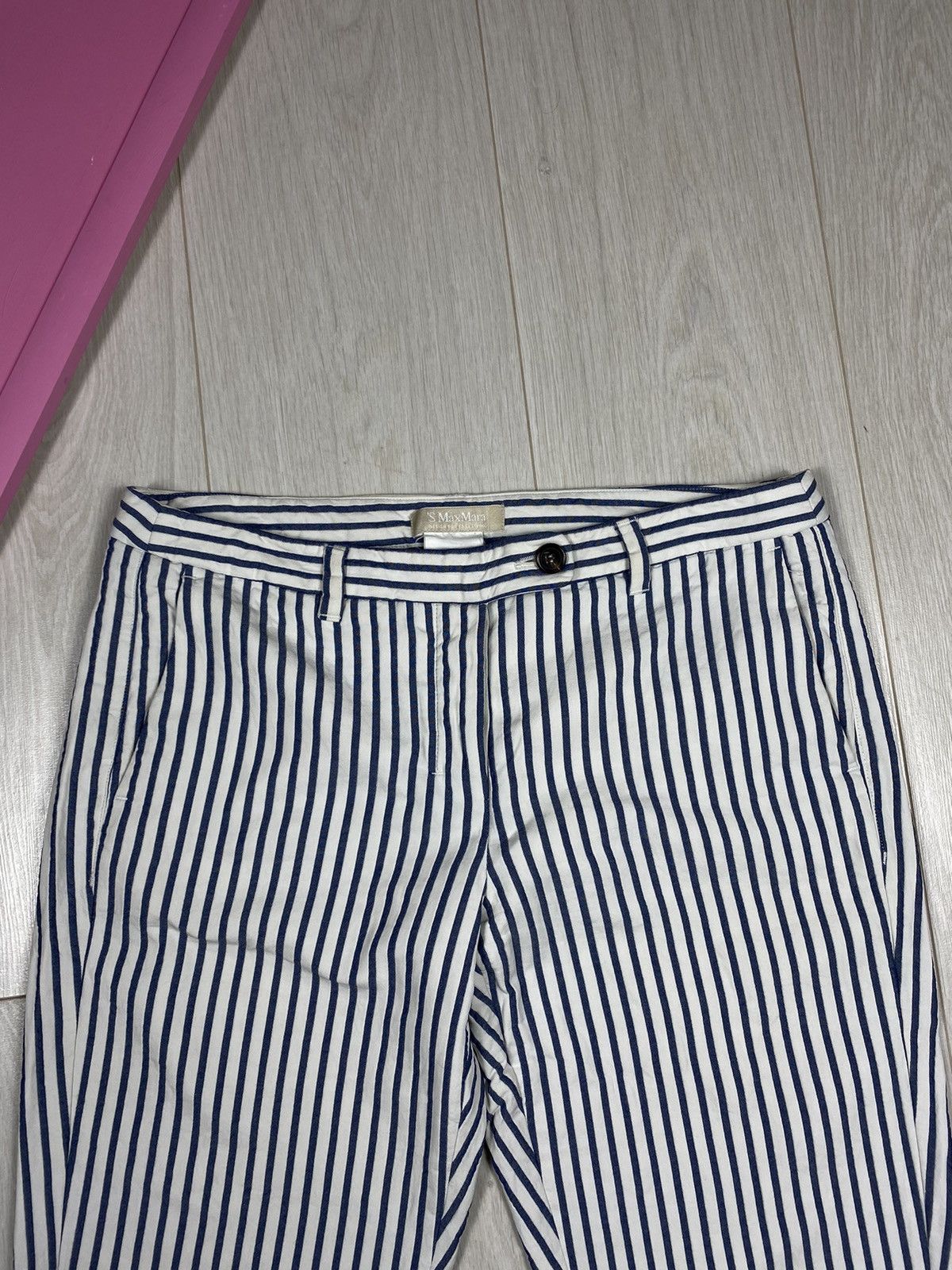 Max Mara ‘S Max Mara Striped Pants Size 28" / US 6 / IT 42 - 5 Thumbnail