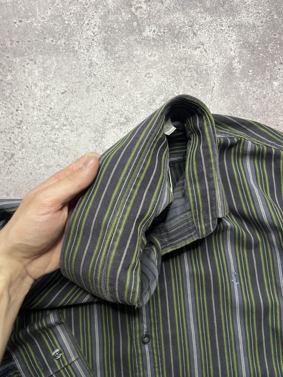 Yves Saint Laurent Vintage YSL shirt Yves Saint Laurent Oxford Size US XL / EU 56 / 4 - 5 Thumbnail