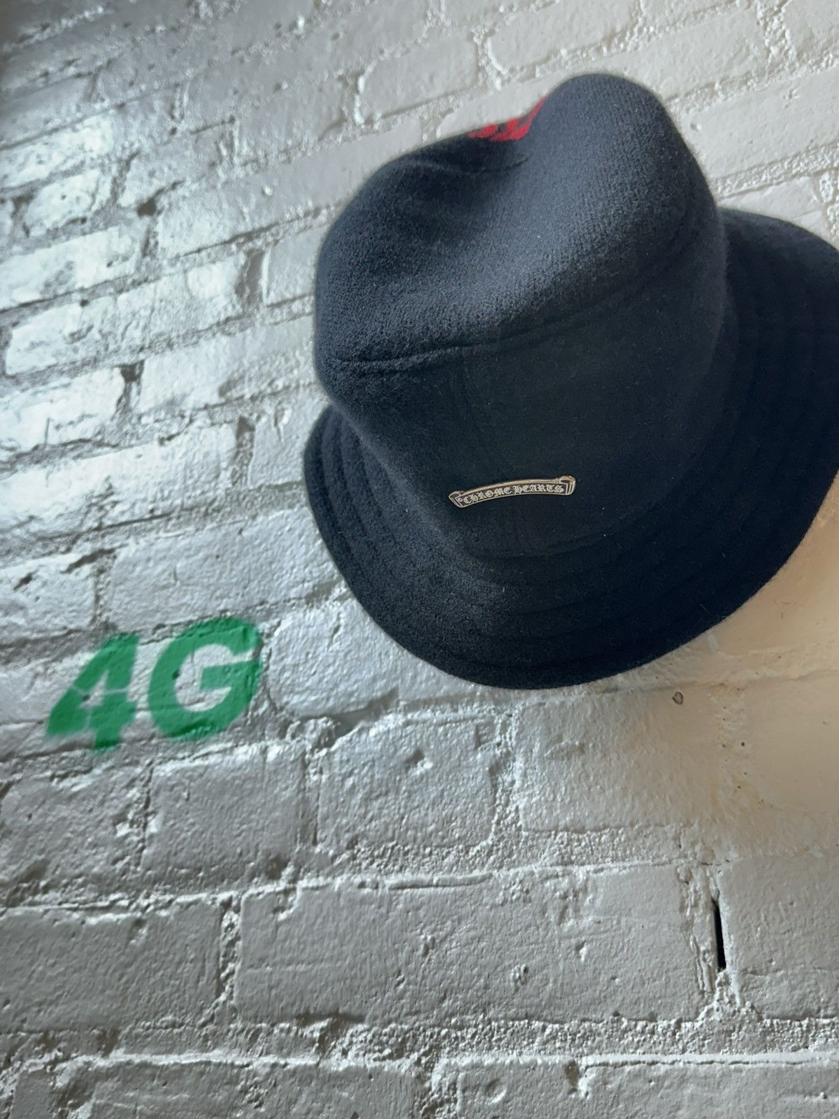 Chrome Hearts CHROME HEARTS CASHMERE CH BUCKET HAT Size ONE SIZE - 2 Thumbnail