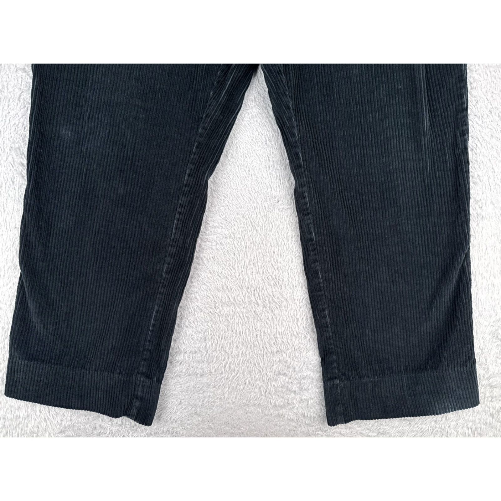 Tommy Hilfiger Tommy Hilfiger Pants Mens 38 Black Corduroy Cotton Straight Leg Zip Fly 38x30 Size US 38 / EU 54 - 2 Thumbnail