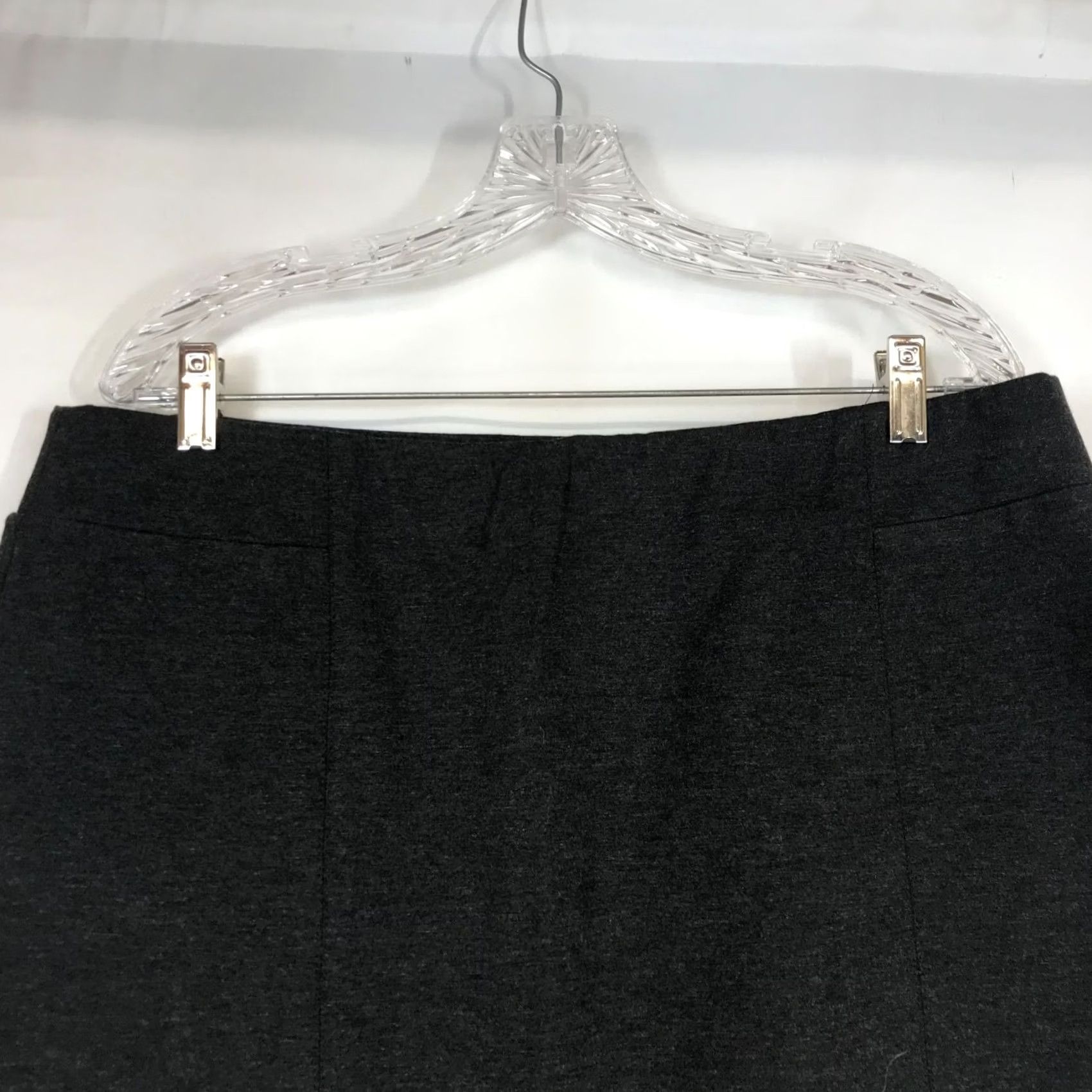 J. Jill J. Jill Skirt Womens L Gray WOMEN ELASTC WAIST PONTE PENCIL Size 36" / US 14 / IT 50 - 2 Thumbnail