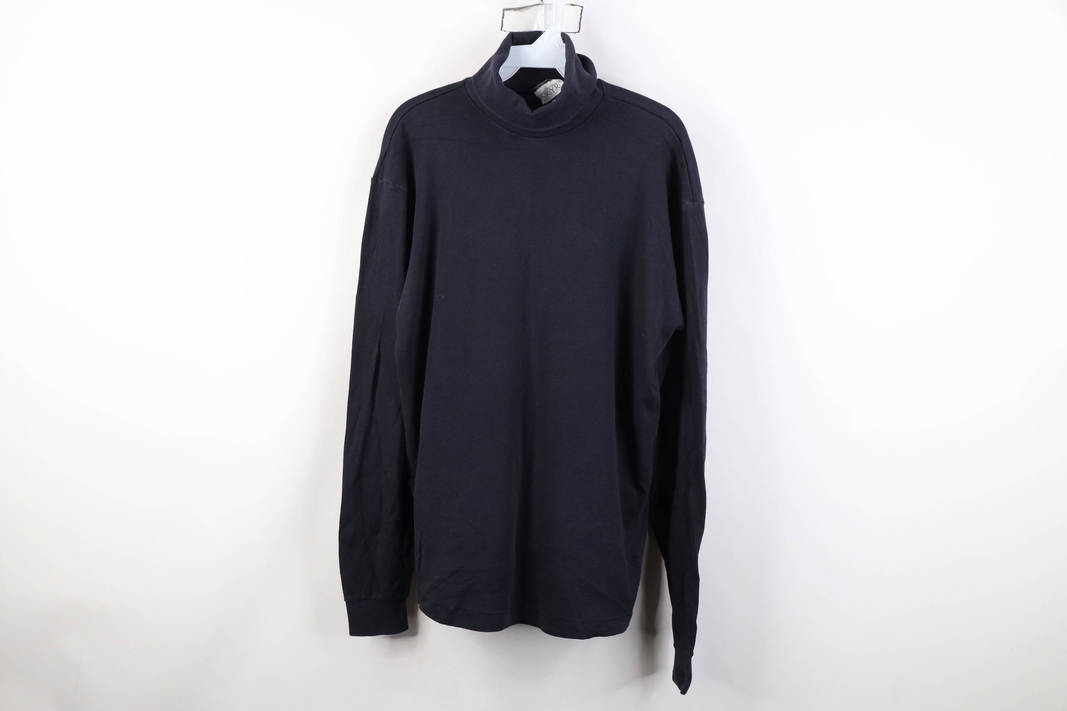 Vintage Vintage 90s Streetwear Long Sleeve Turtleneck T-Shirt USA Size US XL / EU 56 / 4 - 1 Thumbnail