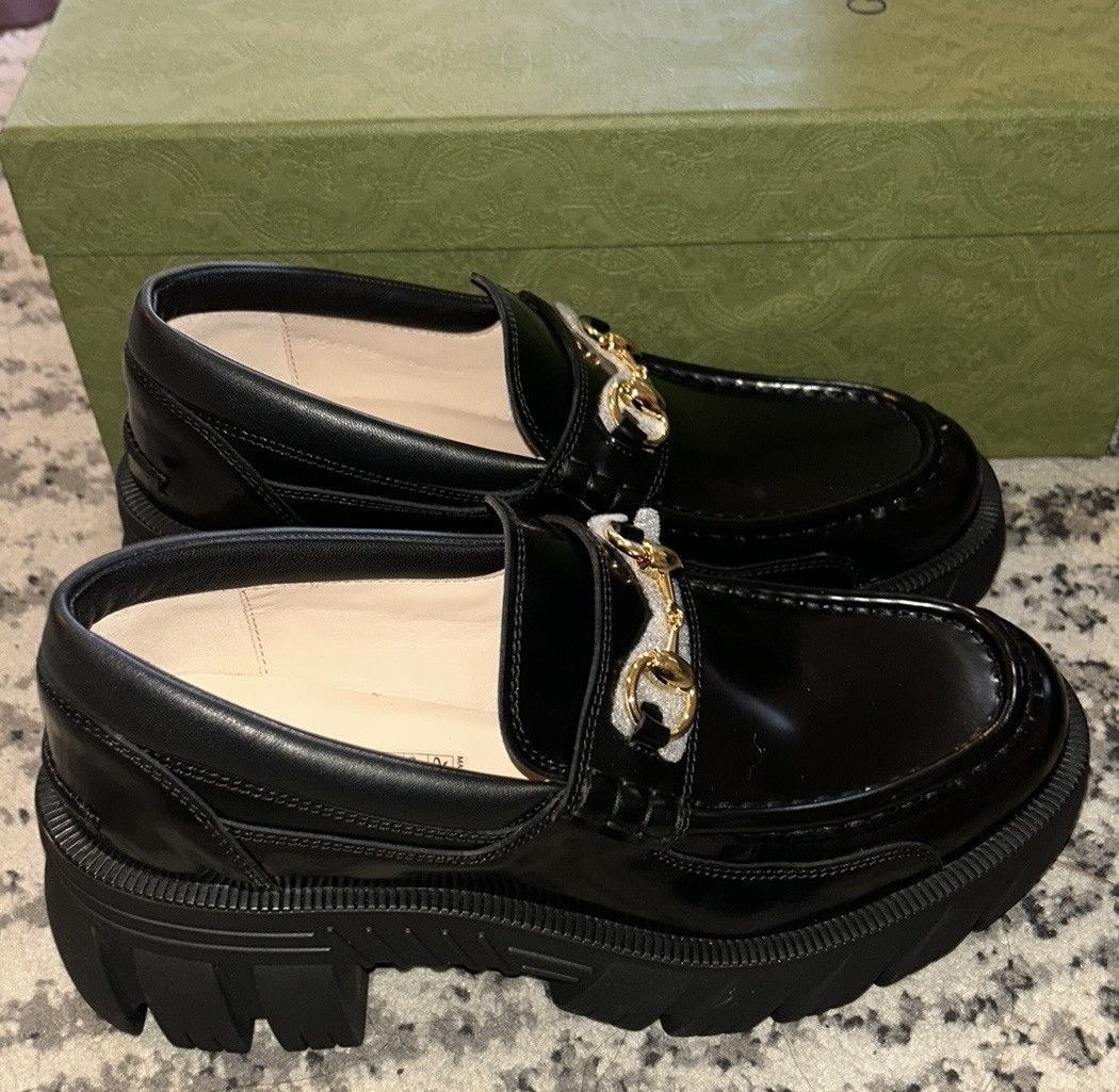 Gucci Gucci Horsebit Lug Sole Loafer Moccasin Leather Magnum Calf Size US 9.5 / IT 39.5 - 2 Thumbnail