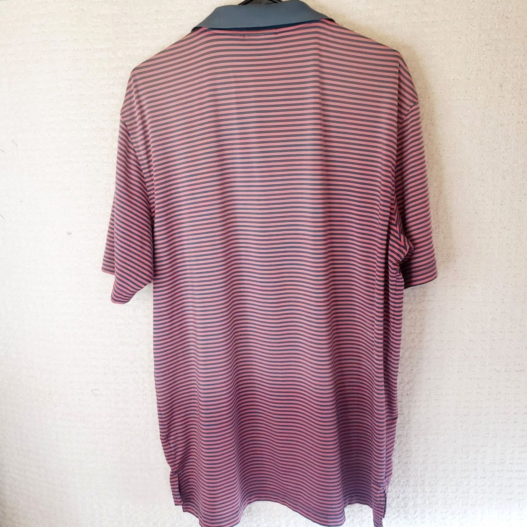 Peter Millar Peter Millar Polo Shirt L Mens Summer Comfort Pink Blue Striped Golf Short Sleeve Size US L / EU 52-54 / 3 - 6 Thumbnail