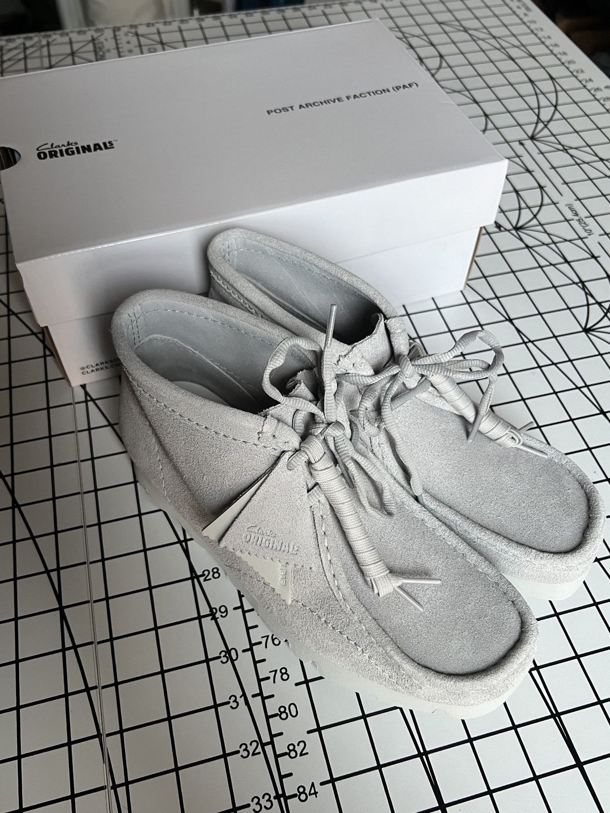 Clarks Clarks x Post Archive Faction PAF Wallabee grey blue sz 9 Size US 9 / EU 42 - 2 Thumbnail