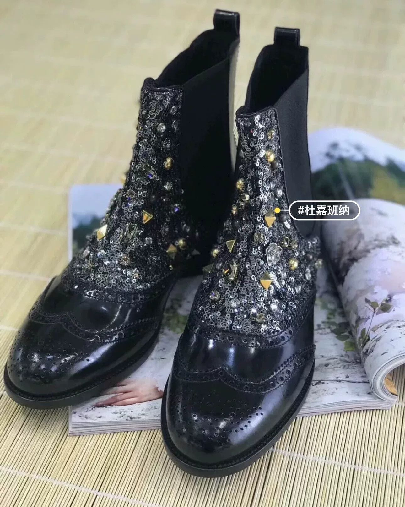 Dolce & Gabbana Dolce & Gabbana Limited Women's Ankle Boots Size US 5 / IT 35 - 1 Thumbnail
