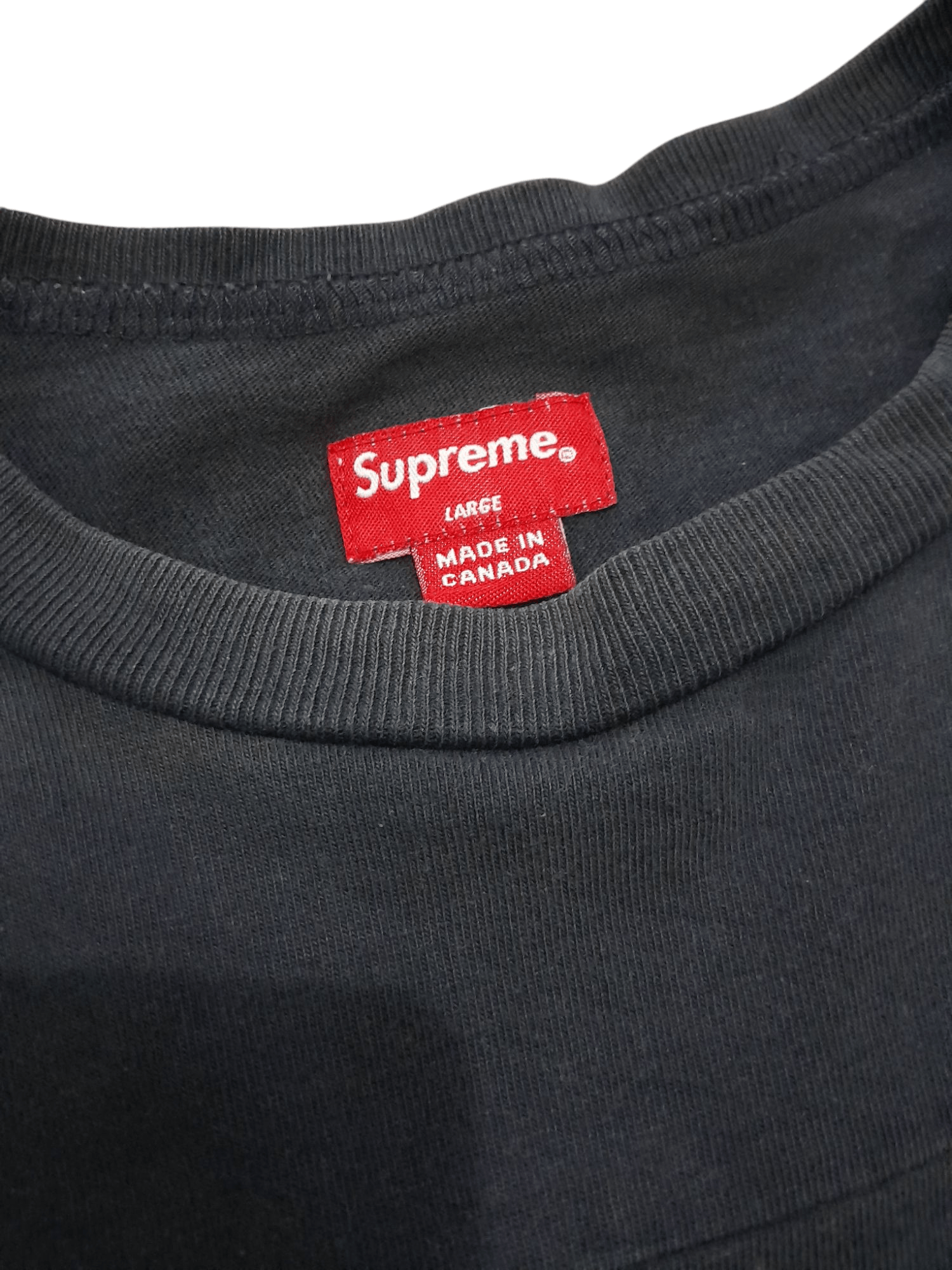 Supreme × Vintage Vintage supreme panelled cotton mix jersey tee Size US L / EU 52-54 / 3 - 3 Thumbnail