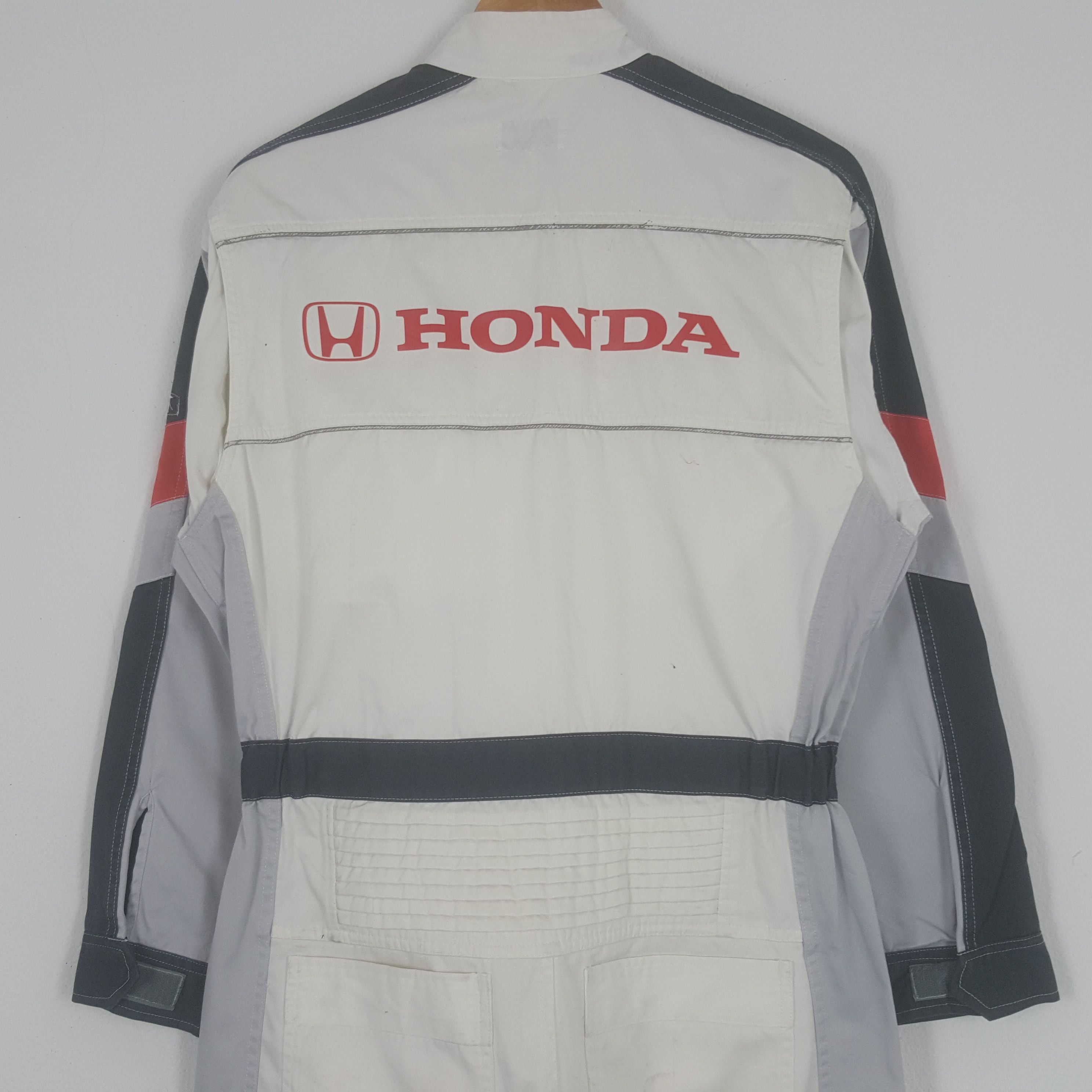 Honda × Vintage Vintage Honda Japanese Racing Team Work Coverall Jacket Size US M / EU 48-50 / 2 - 2 Thumbnail