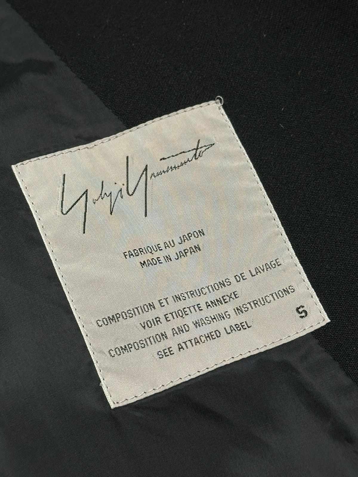 Yohji Yamamoto Yohji Yamamoto - Femme Archived A/W1997 Stand Collar Wool Size S / US 4 / IT 40 - 10 Thumbnail