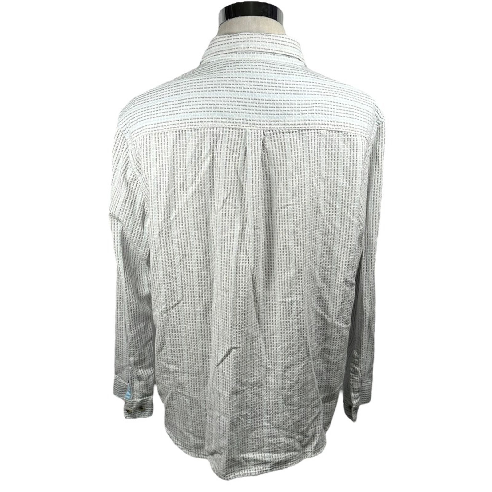Carbon2Cobalt Carbon 2 Cobalt Button Down Shirt White Black Geometric XL Size US XL / EU 56 / 4 - 2 Thumbnail