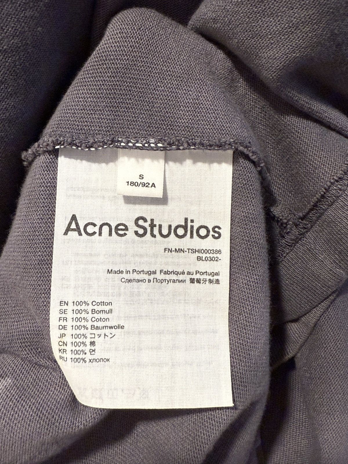 Acne Studios Acne Studios Boxy Fit Tie Dye T-Shirt Size US S / EU 44-46 / 1 - 8 Thumbnail