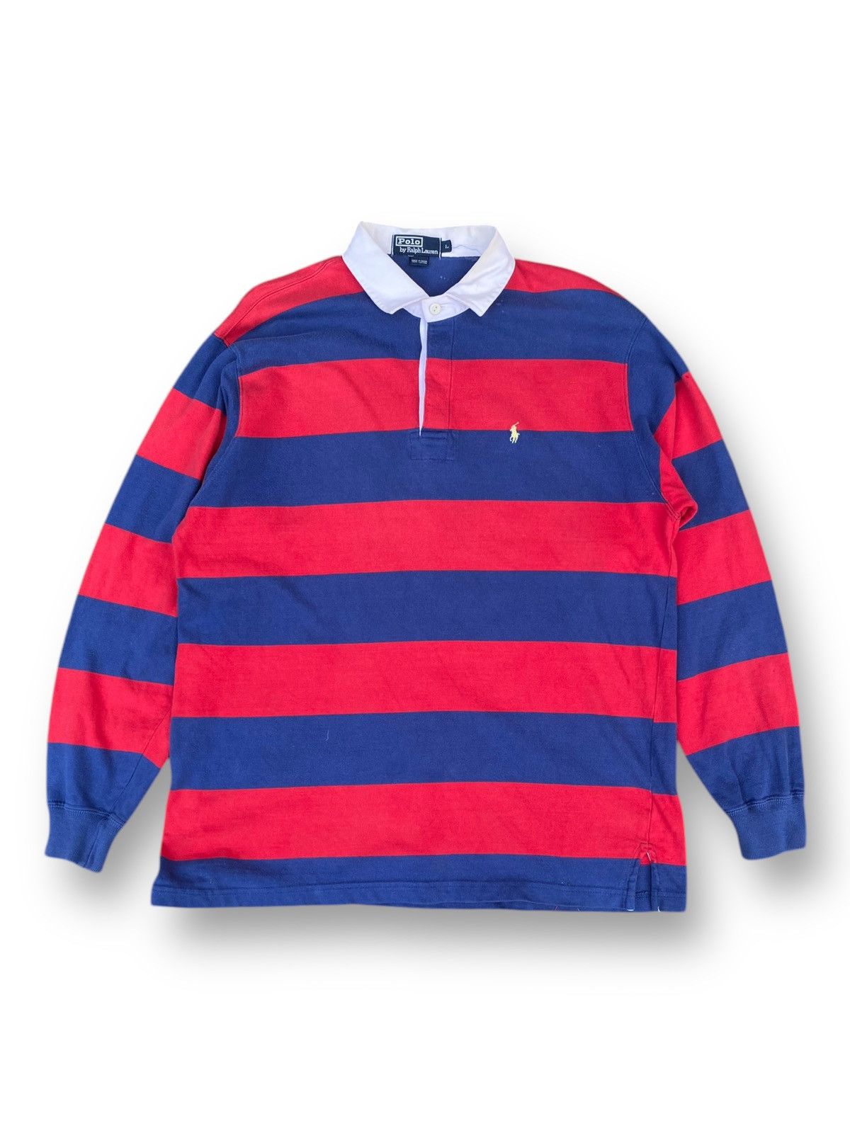 Vintage Polo Stripe by Ralph Lauren Long Sleeve. #D9