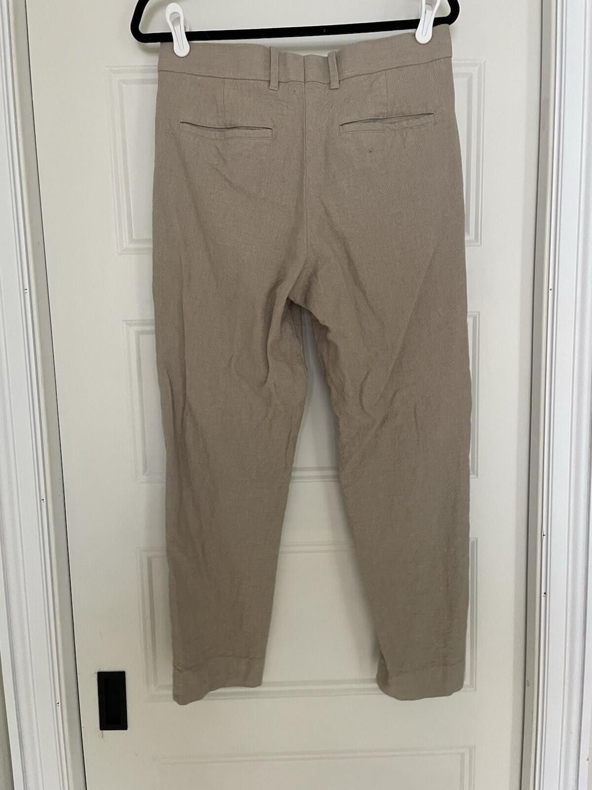 Abercrombie & Fitch Abercrombie & Fitch Men Linen Pleated Suit Pants 31 Size US 31 - 2 Thumbnail