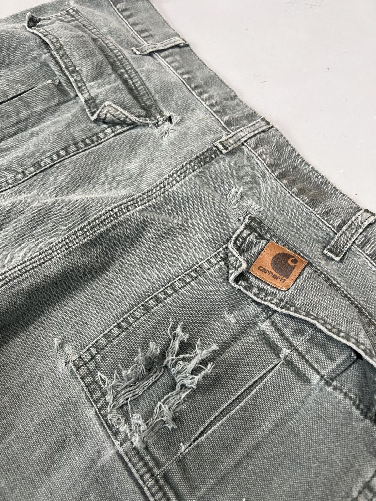Carhartt Vintage carhartt B1140 damaged cargodenim Size US 38 / EU 54 - 8 Thumbnail