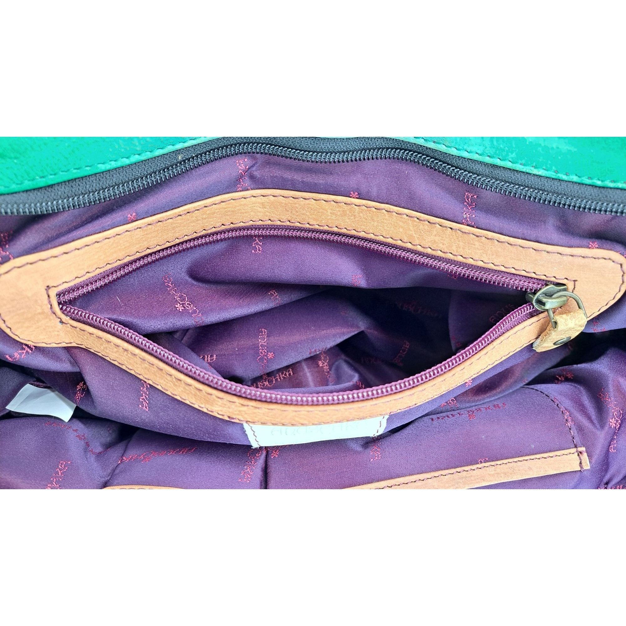 Other Anuschka Purse Leather Shoulder Bag Large Satchel Hobo Size ONE SIZE - 7 Thumbnail