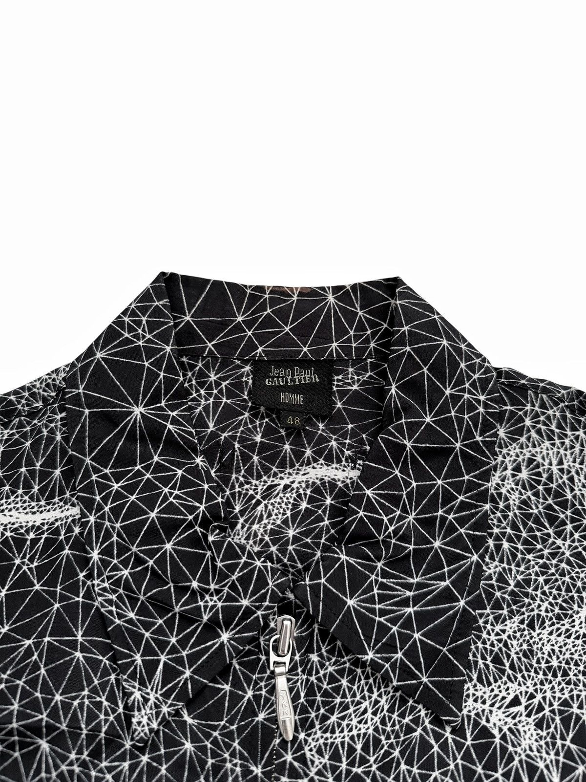 Jean Paul Gaultier 2001 Constellation Face Zip Shirt Size US M / EU 48-50 / 2 - 5 Thumbnail