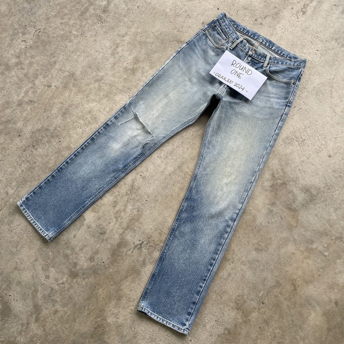 Edwin Vintage Edwin Made In Japan Faded Jeans Pants Distressed W32 Size US 32 / EU 48 - 1 Thumbnail