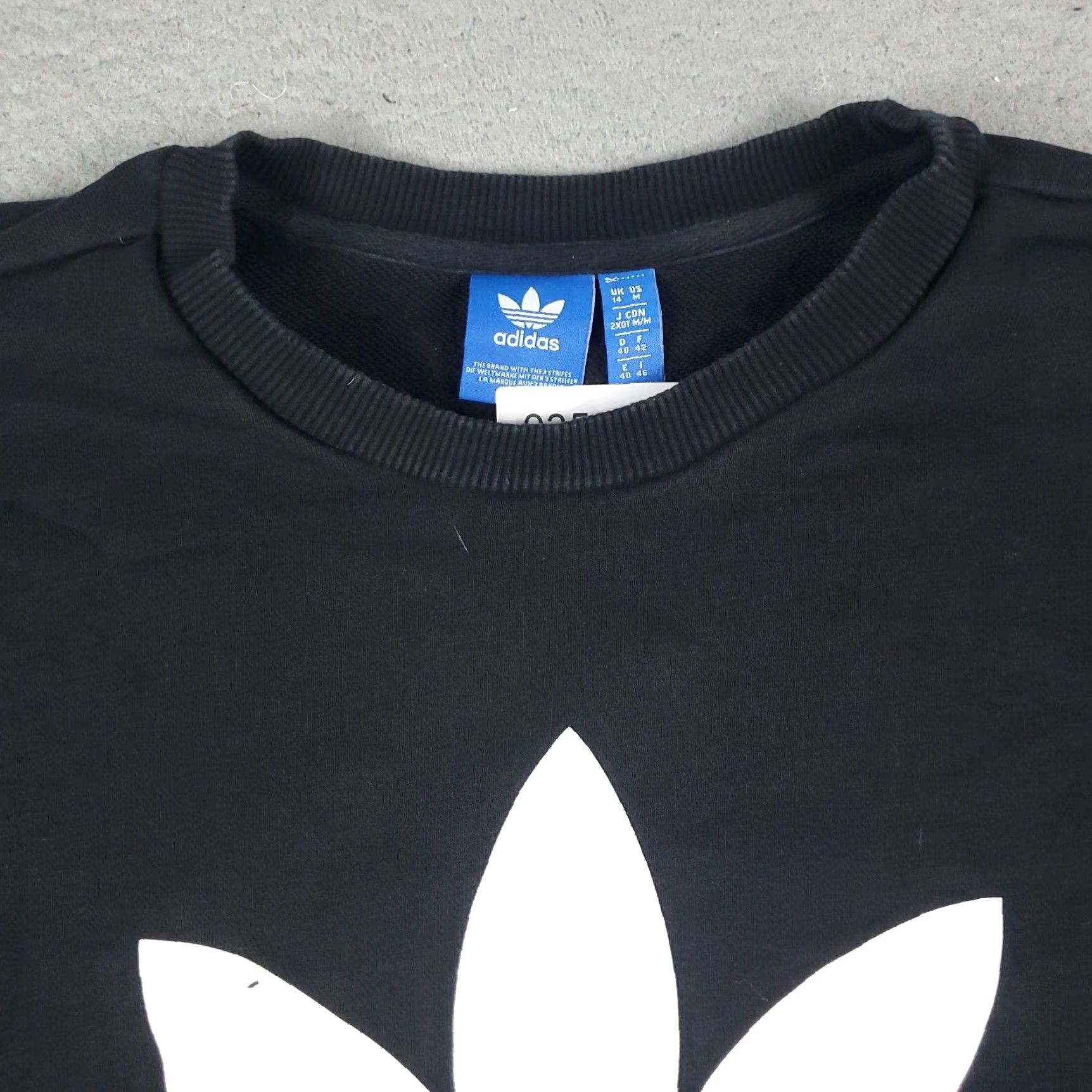 Adidas Adidas Sweater Womens Medium Black Pullover Casual Knit Long Sleeve Crew Neck Size M / US 6-8 / IT 42-44 - 3 Thumbnail