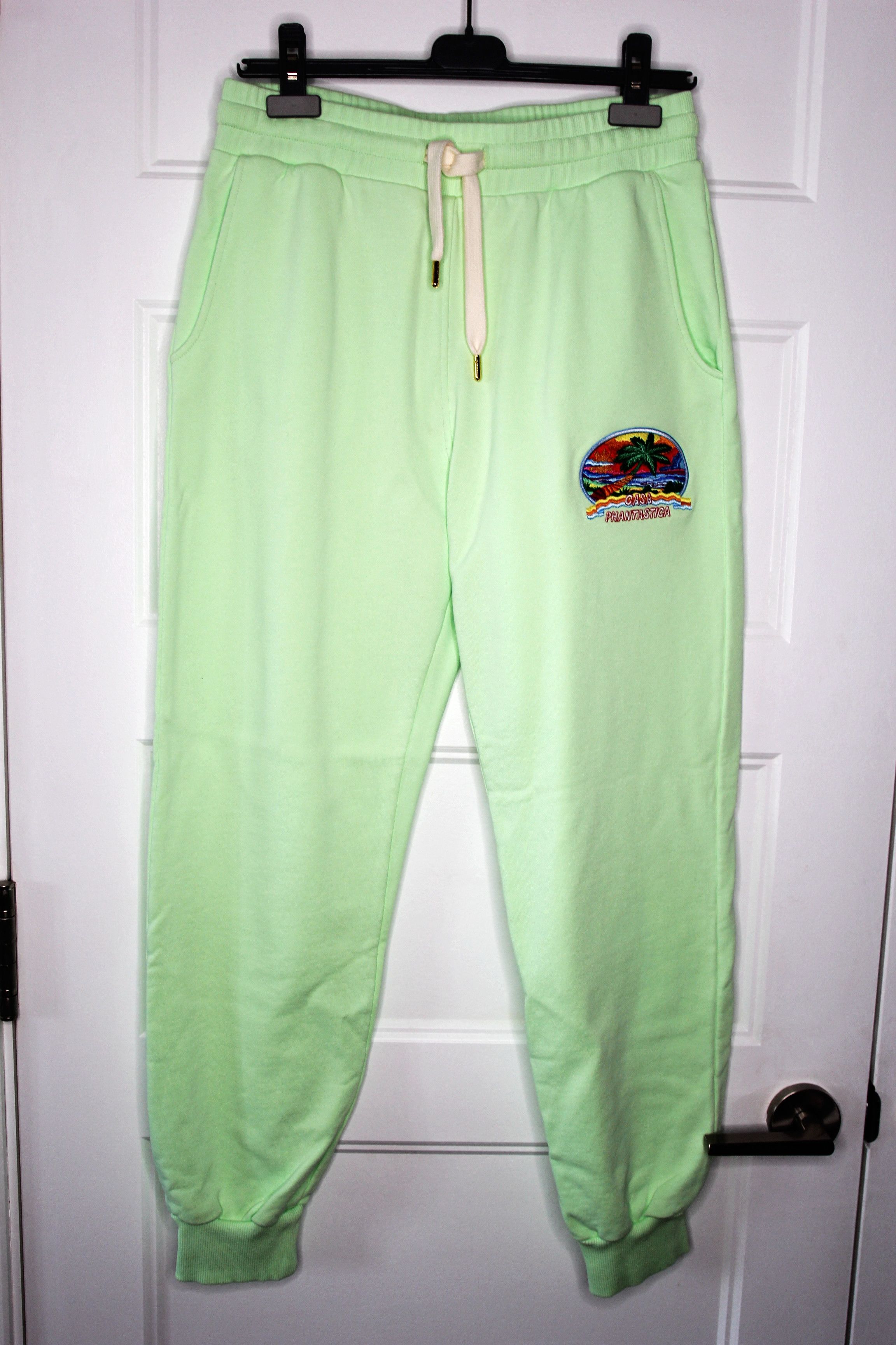 Casablanca BNWT SS23 CASABLANCA PHANTASTICA EMBROIDERED SWEATPANTS S Size US 30 / EU 46 - 2 Thumbnail