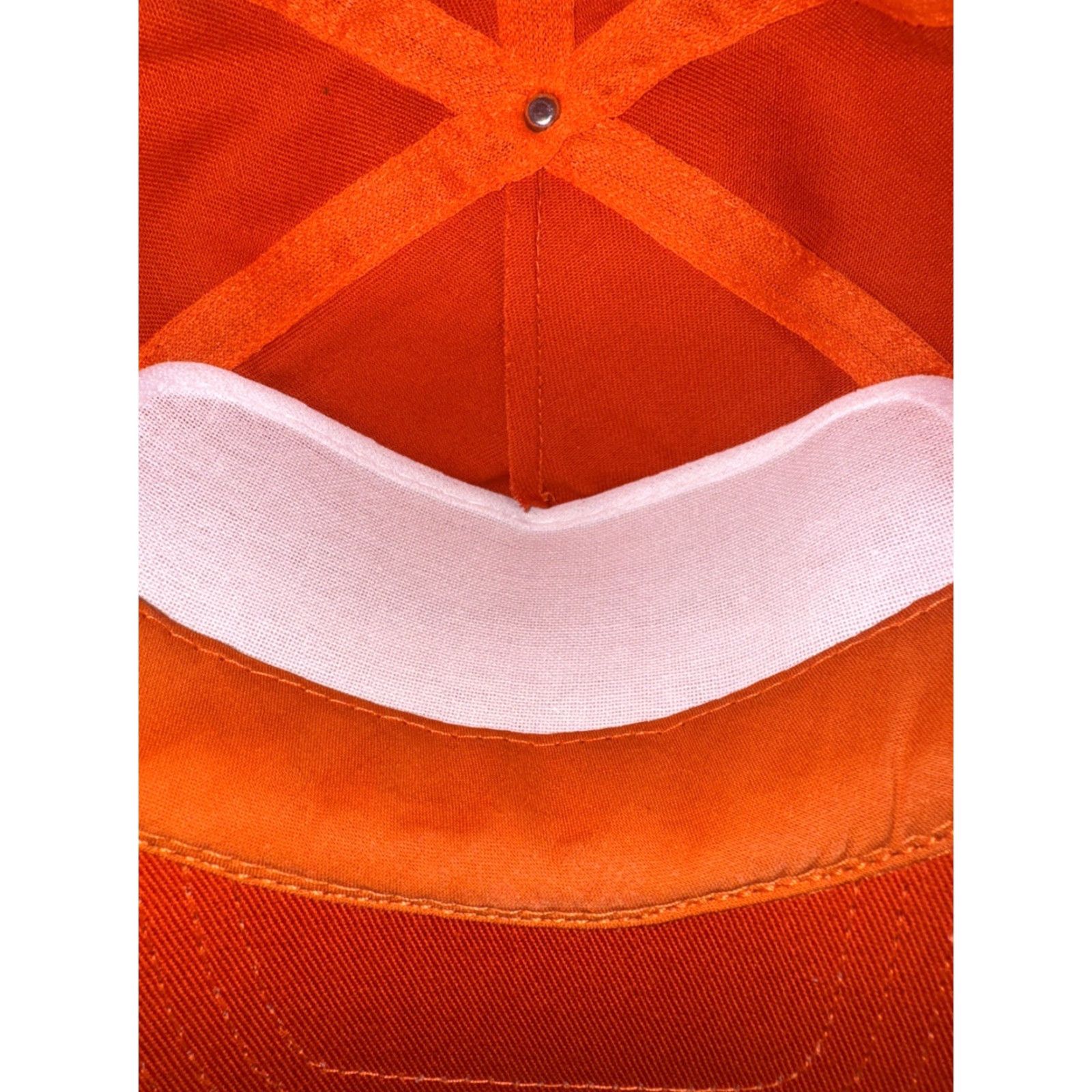 Vintage VINTAGE Race Marshal “Run Through Redlands” Snapback Hat Orange Size ONE SIZE - 4 Thumbnail