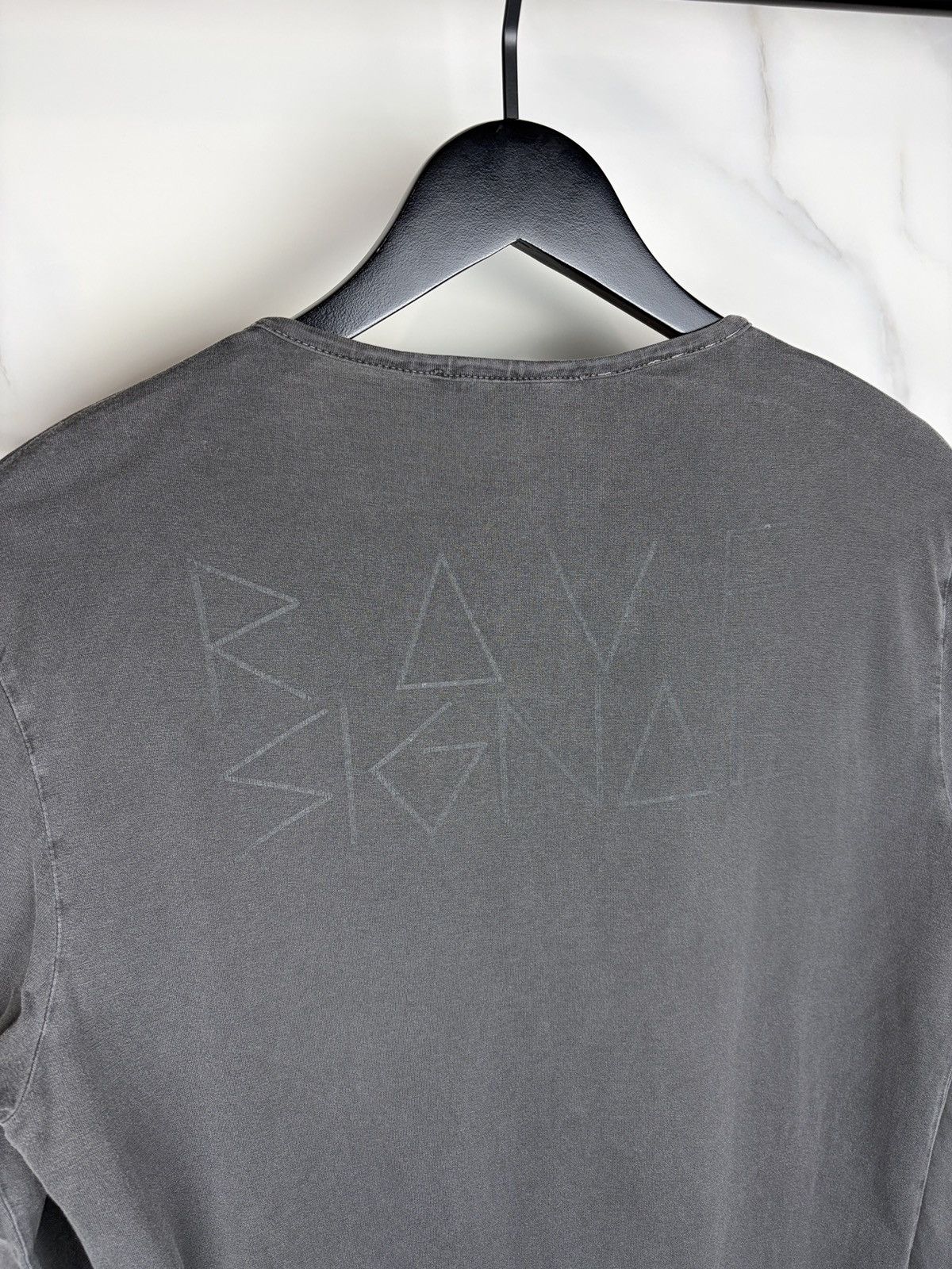 Raf Simons AW04 Raf Simons Waves Rave Signal Gray Longsleeve Tshirt Size US M / EU 48-50 / 2 - 2 Thumbnail