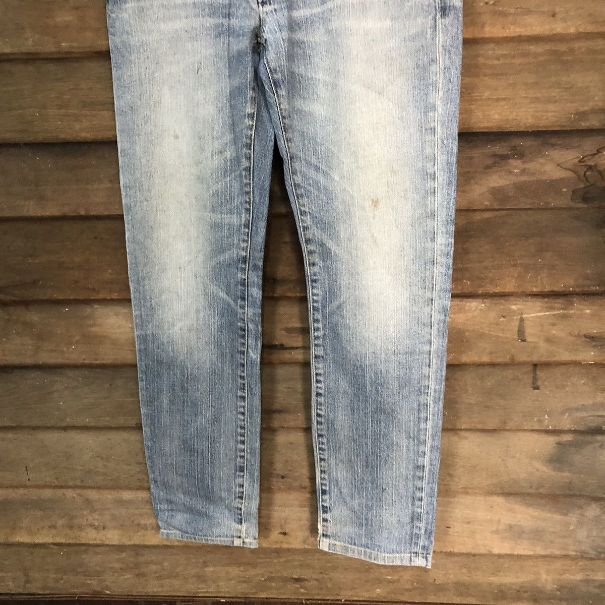 Japanese Brand Uniqlo Jeans Blue faded vintage Denim Pants #7326 Size 32" / US 10 / IT 46 - 3 Thumbnail